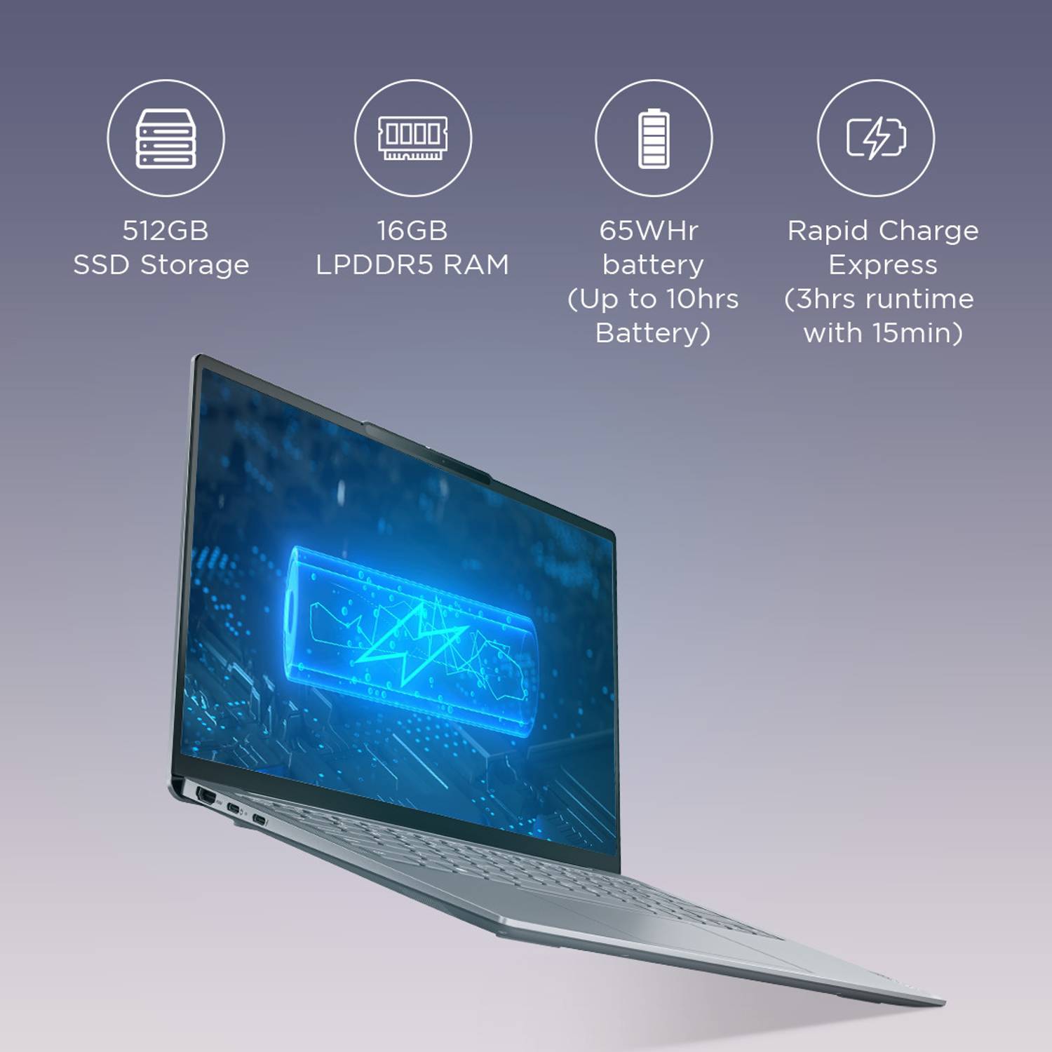 Yoga Slim 6 /i5-1240P/16GB/2.2K/Office付 Lenovo Yoga Slim 6 Intel Core i5 12th Gen 1240P - (16 GB/512 GB