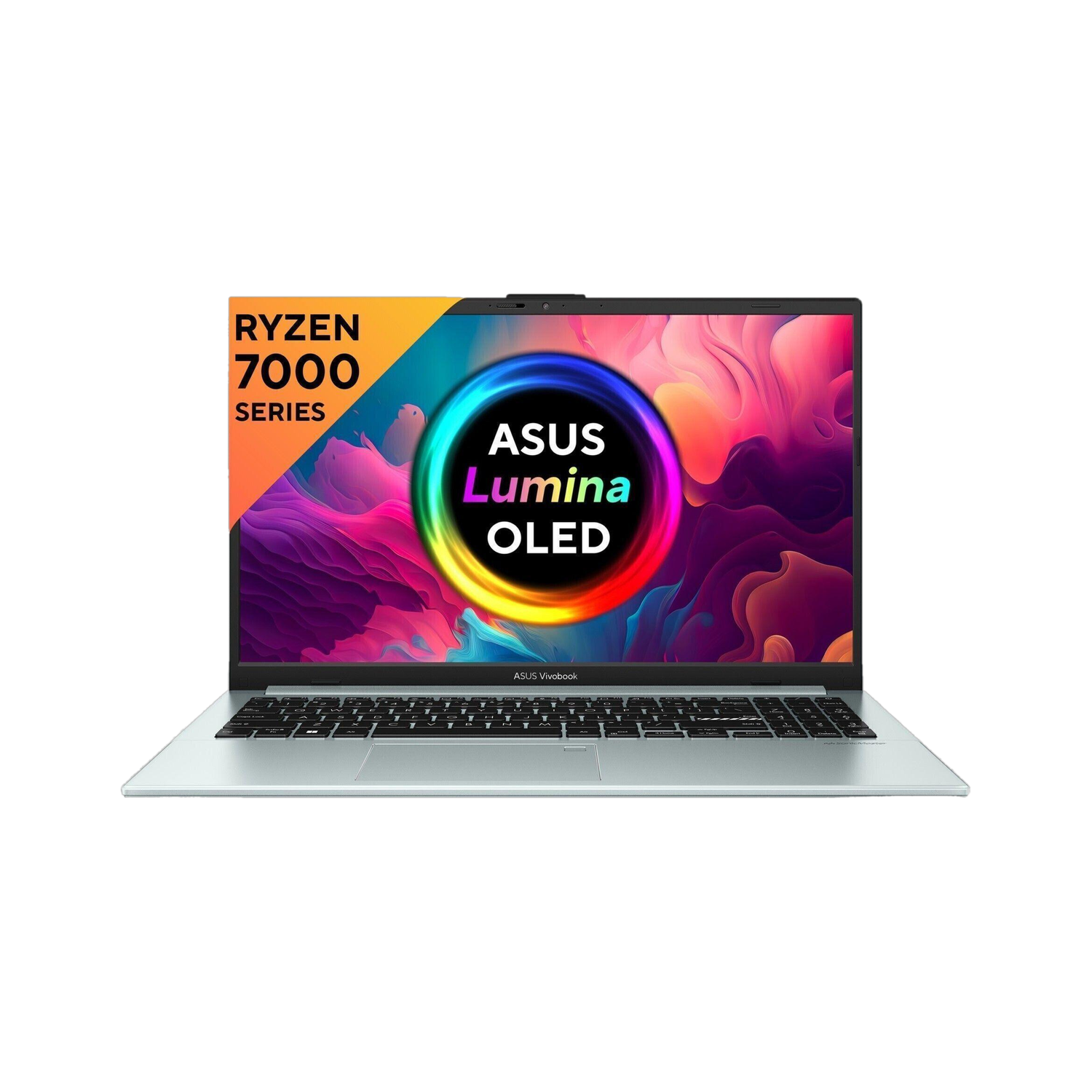 Image of ASUS Vivobook Go 15 OLED AMD Ryzen 3 Quad Core 7320U - (8 GB /512 GB SSD /Windows 11 Home) E1504FA-LK323WS Thin and Light Laptop