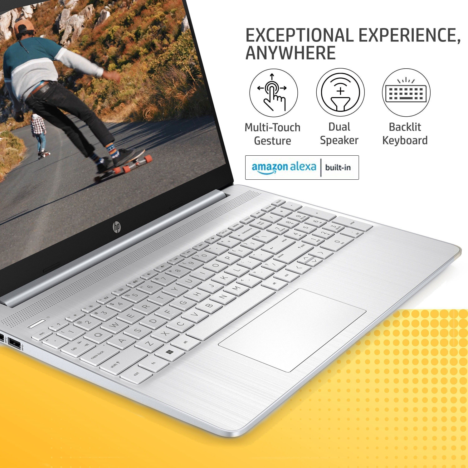Image of HP 15s Intel Core i5 12th Gen 1235U - (16 GB /512 GB SSD /Windows 11 Home) 15s-fq5112TU Thin and Light Laptop