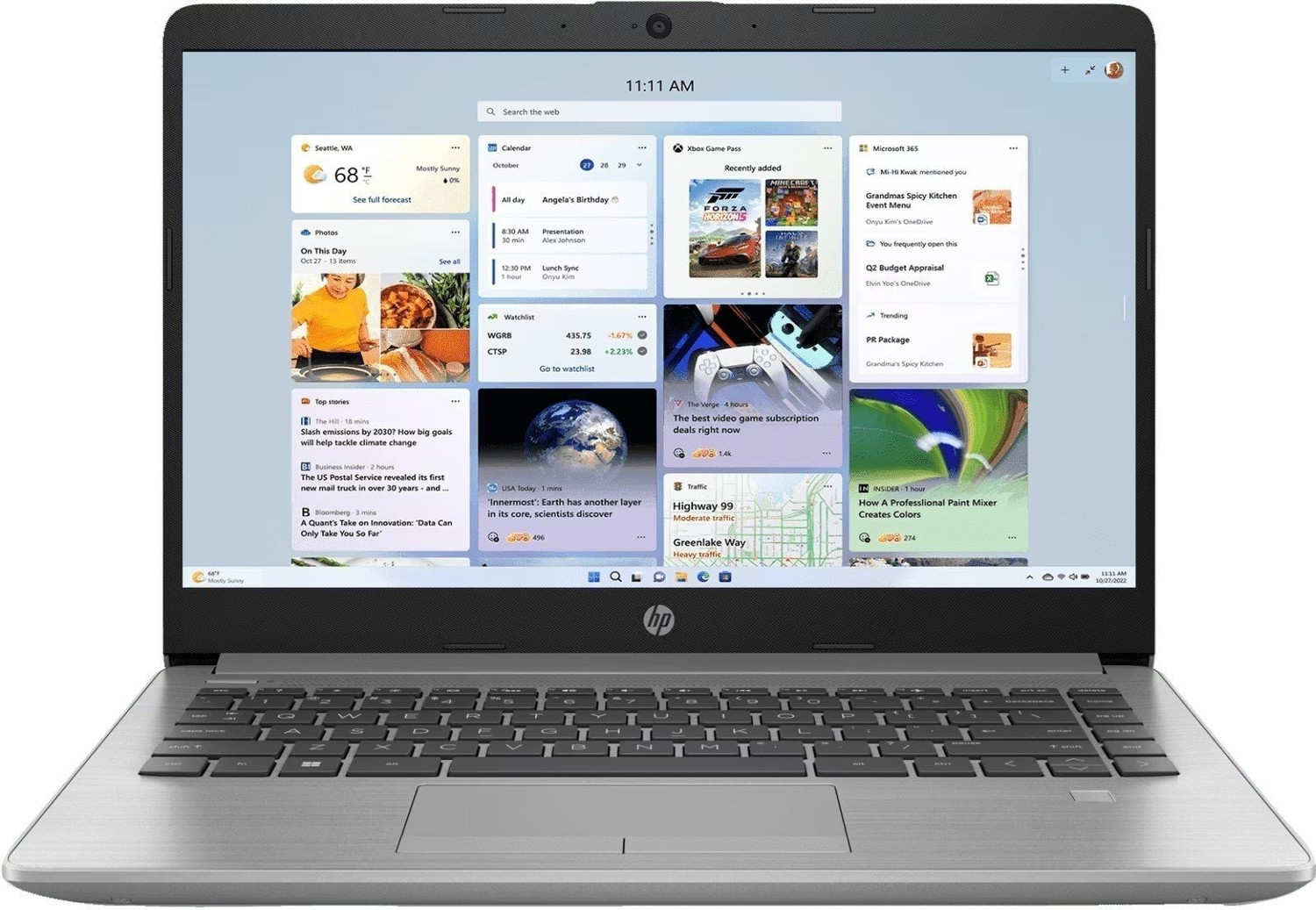 Image of HP 245 G8 AMD Ryzen 5 Quad Core 3500u - (8 GB /512 GB SSD /Windows 11 Home) 245 G8 Business Laptop