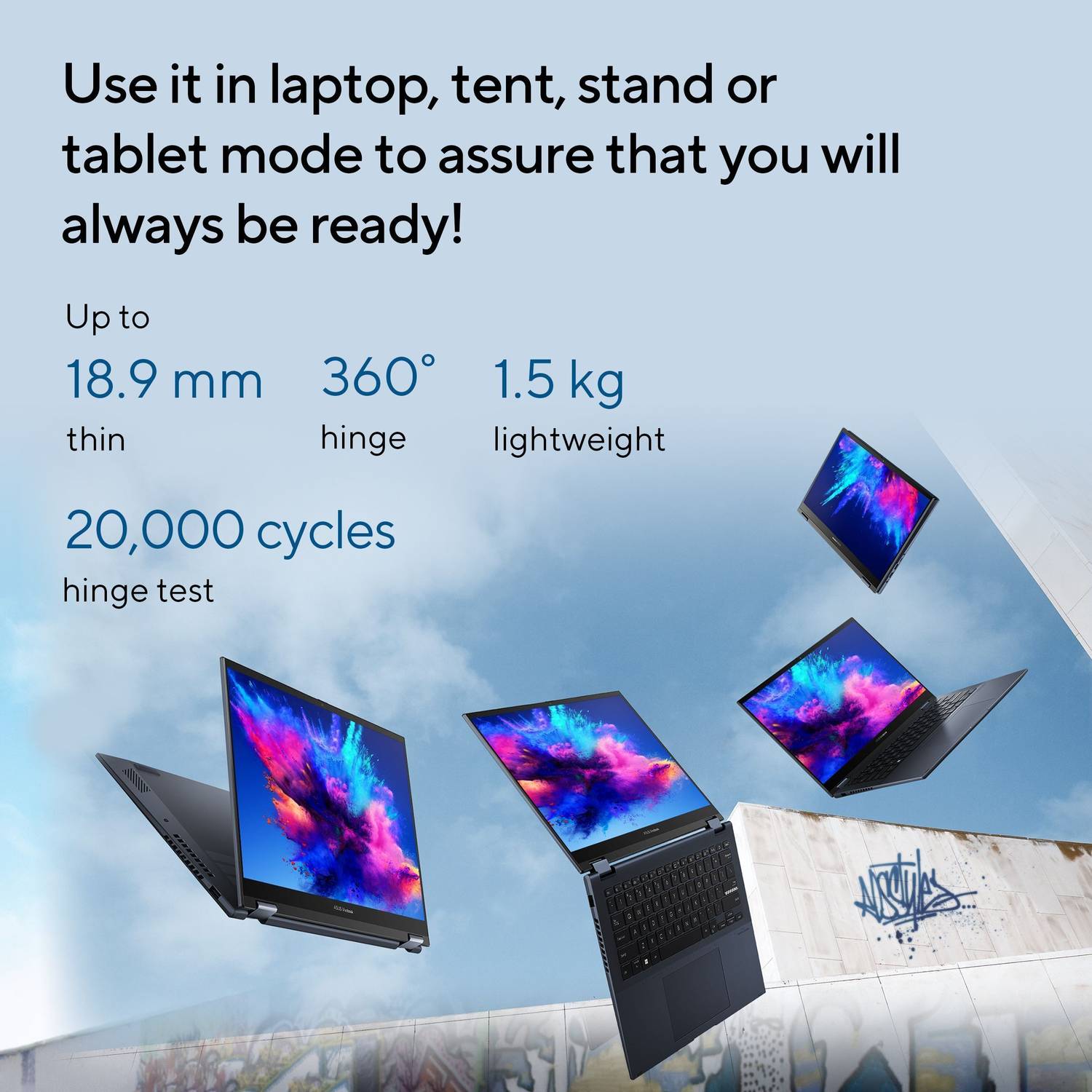 ASUS Vivobook S14 Flip 2 in 1 Laptop - Image 4
