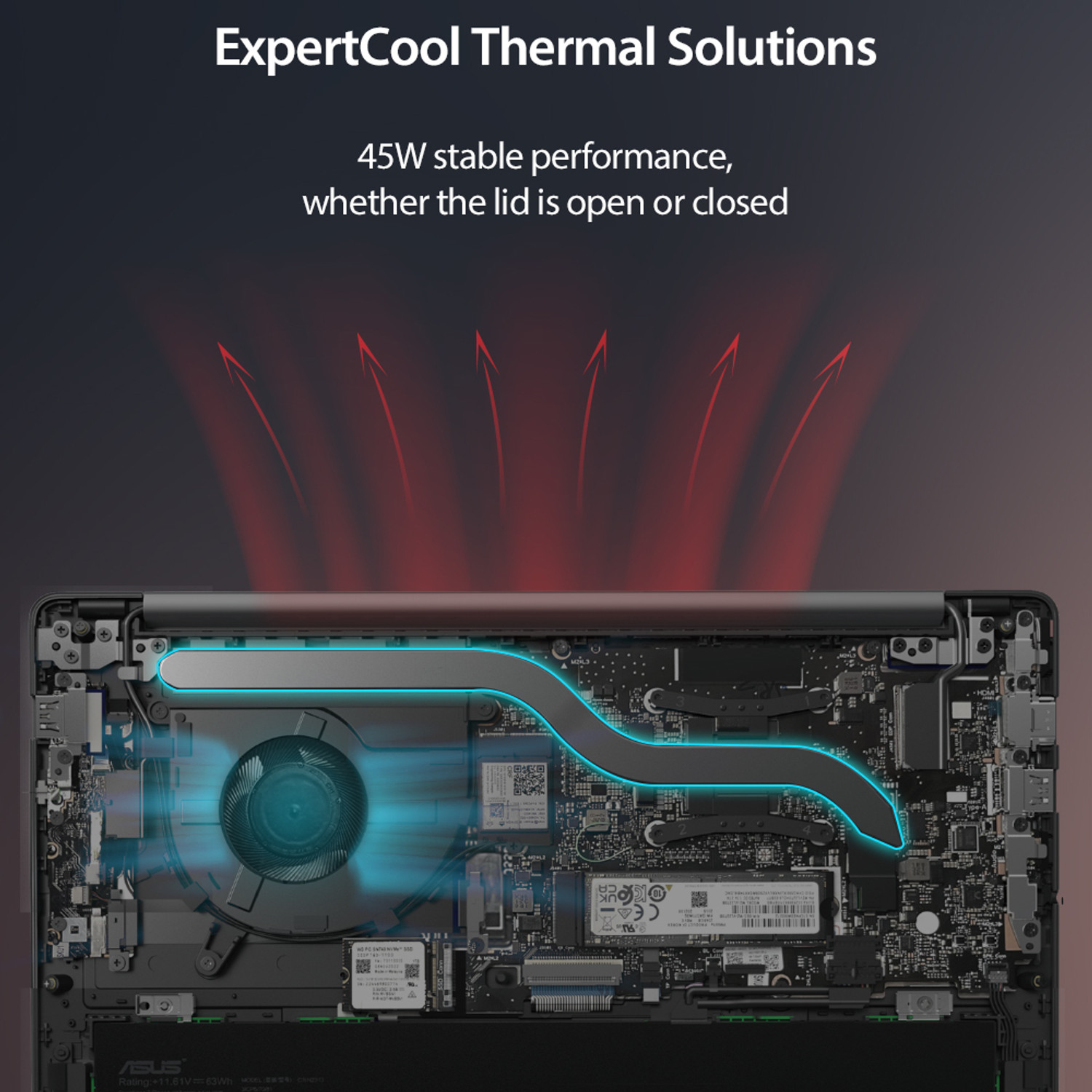Image of ASUS Expertbook P5 Full Metal AI PC with 1 Yr ADP Full Metal Intel Core Ultra 5 225H - (16 GB /512 GB SSD /Windows 11 Home) P5406CCA-SF0162WS Thin and Light Laptop