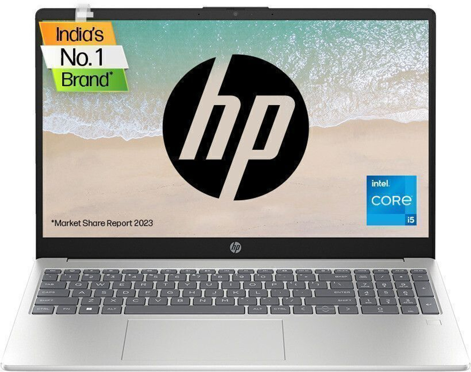 Image of HP Intel Core i5 13th Gen 1335U - (16 GB /512 GB SSD /Windows 11 Home) 15-hr0001TU Thin and Light Laptop