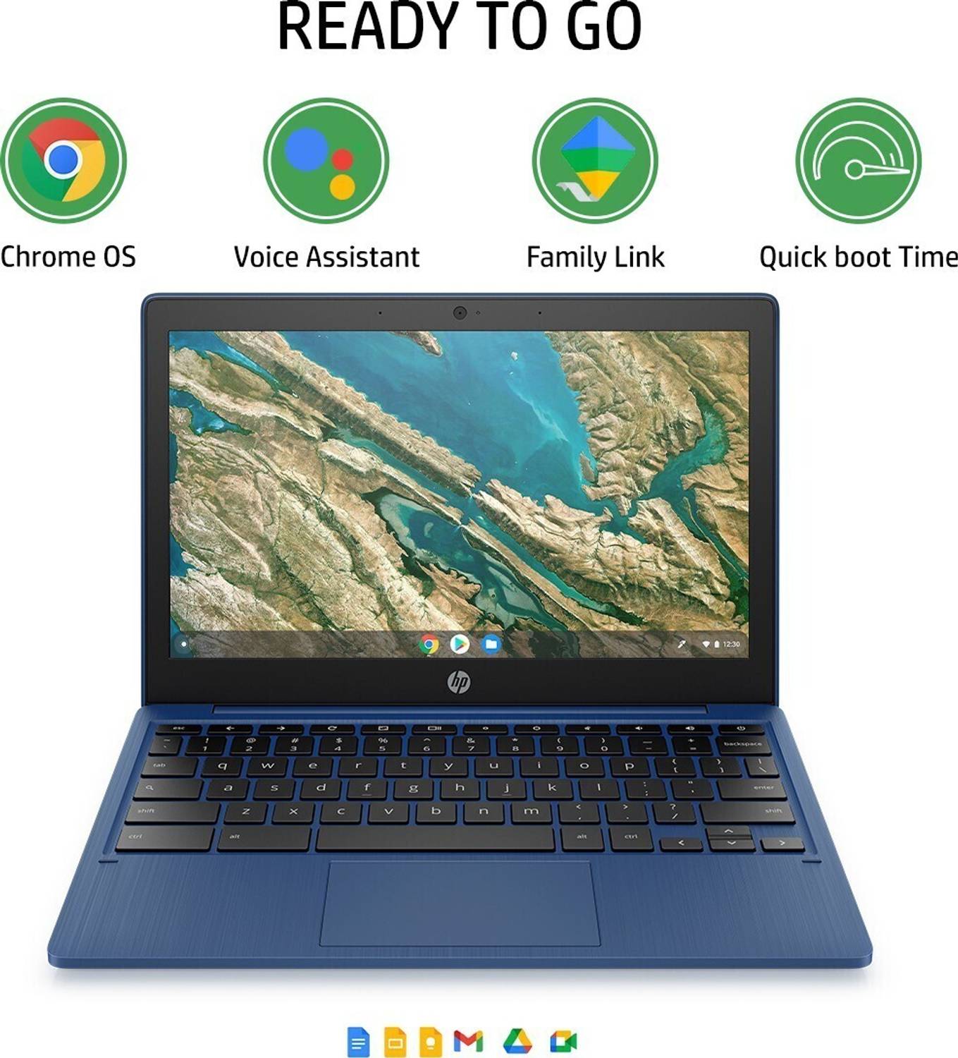 HP Chromebook MediaTek MT8183 - (4 GB/64 GB EMMC Storage/Chrome OS