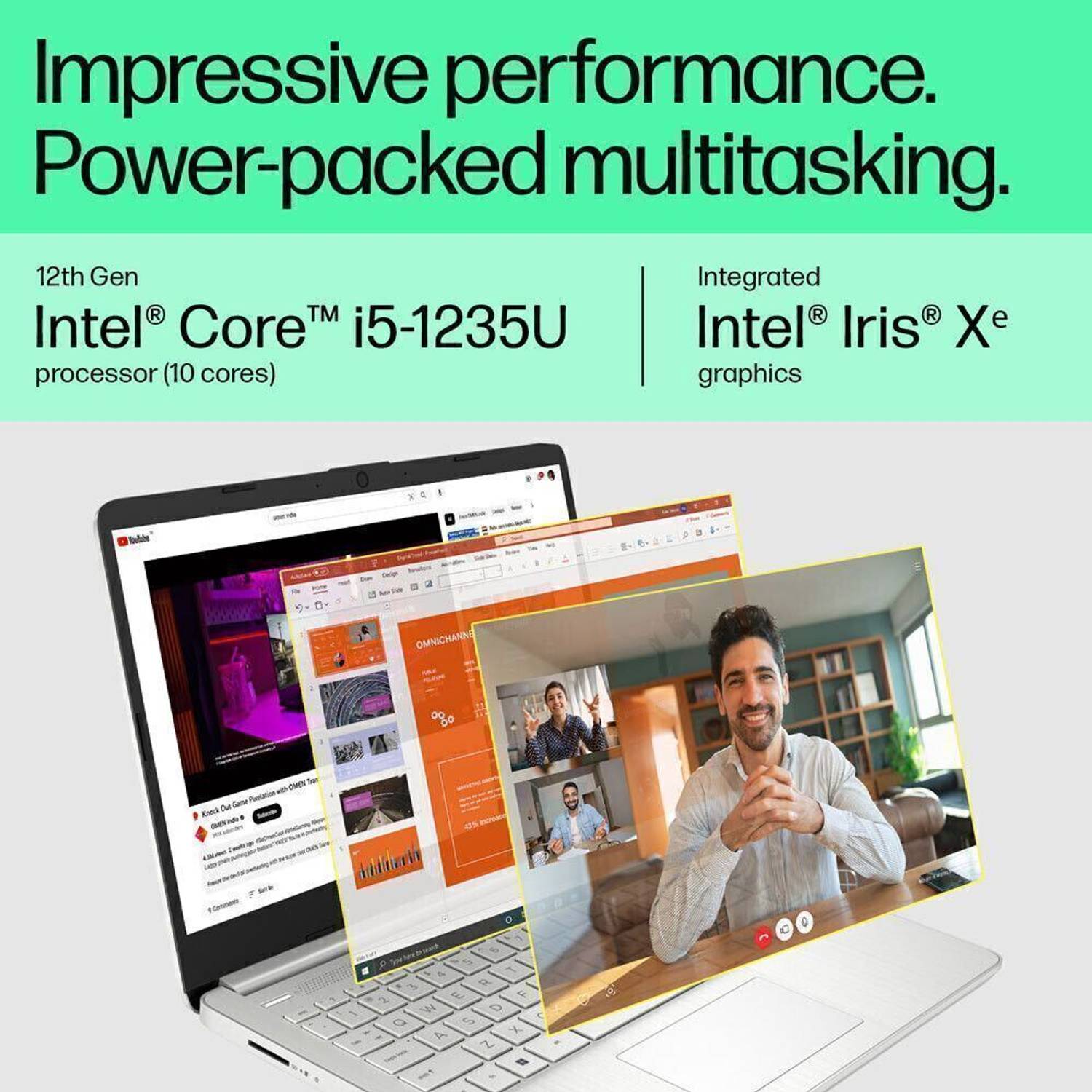 HP Intel Intel Core i5 12th Gen 1235U - (16 GB/512 GB SSD/Windows
