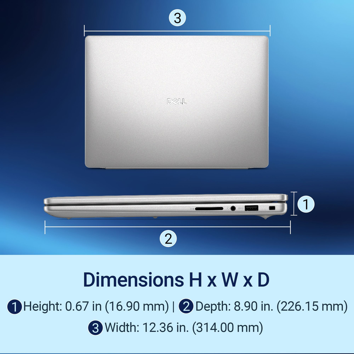 Image of DELL Previously Inspiron Intel Core Ultra 5 225U - (16 GB /512 GB SSD /Windows 11 Home) 14 Thin and Light Laptop