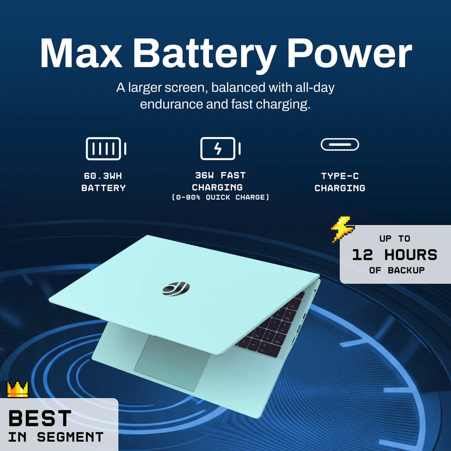 Image of Primebook 2 Max (2025) in-Built AI MediaTek Helio G99 (MT8781) - (8 GB /256 GB /Android 15) PBG9915256#317U Laptop