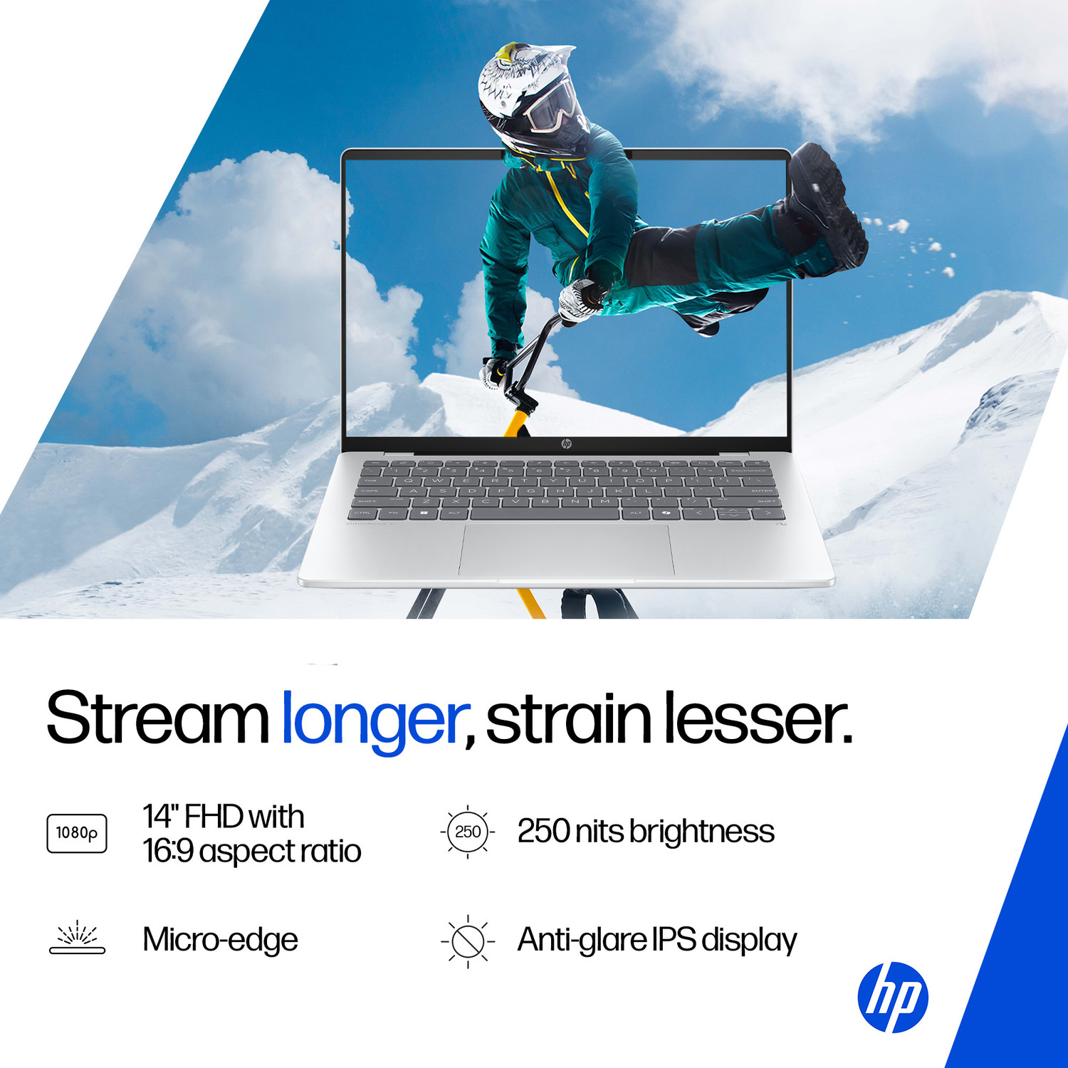 Image of HP 14 AI PC Intel Core Ultra 7 155H - (16 GB /512 GB SSD /Windows 11 Home) 14-ep1151TU /14-gr1036TU /14-ep1151TU Thin and Light Laptop