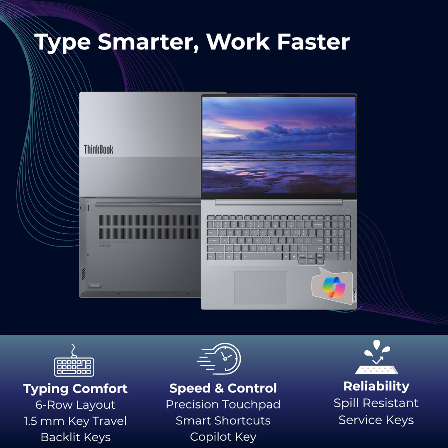 Image of Lenovo Ultra 5 225U Intel Core Ultra 5 225U - (16 GB /1 TB SSD /Windows 11 Home) 21SKA0FTIG Laptop