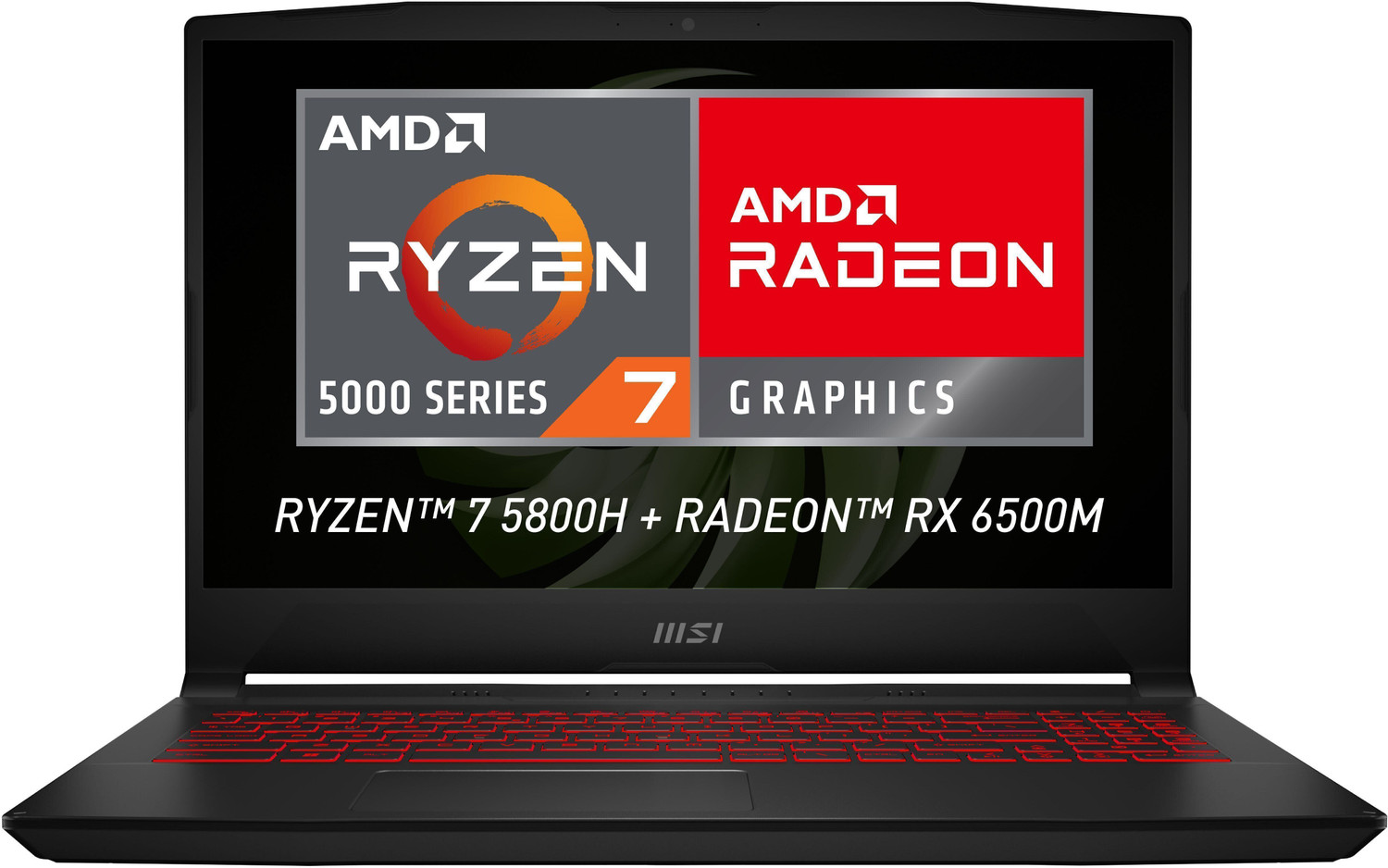 Image of MSI Bravo 15 AMD Ryzen 7 Octa Core 5800H - (16 GB /512 GB SSD /Windows 11 Home /4 GB Graphics /AMD Radeon RX6500M /144 Hz) Bravo 15 B5ED-035IN Gaming Laptop