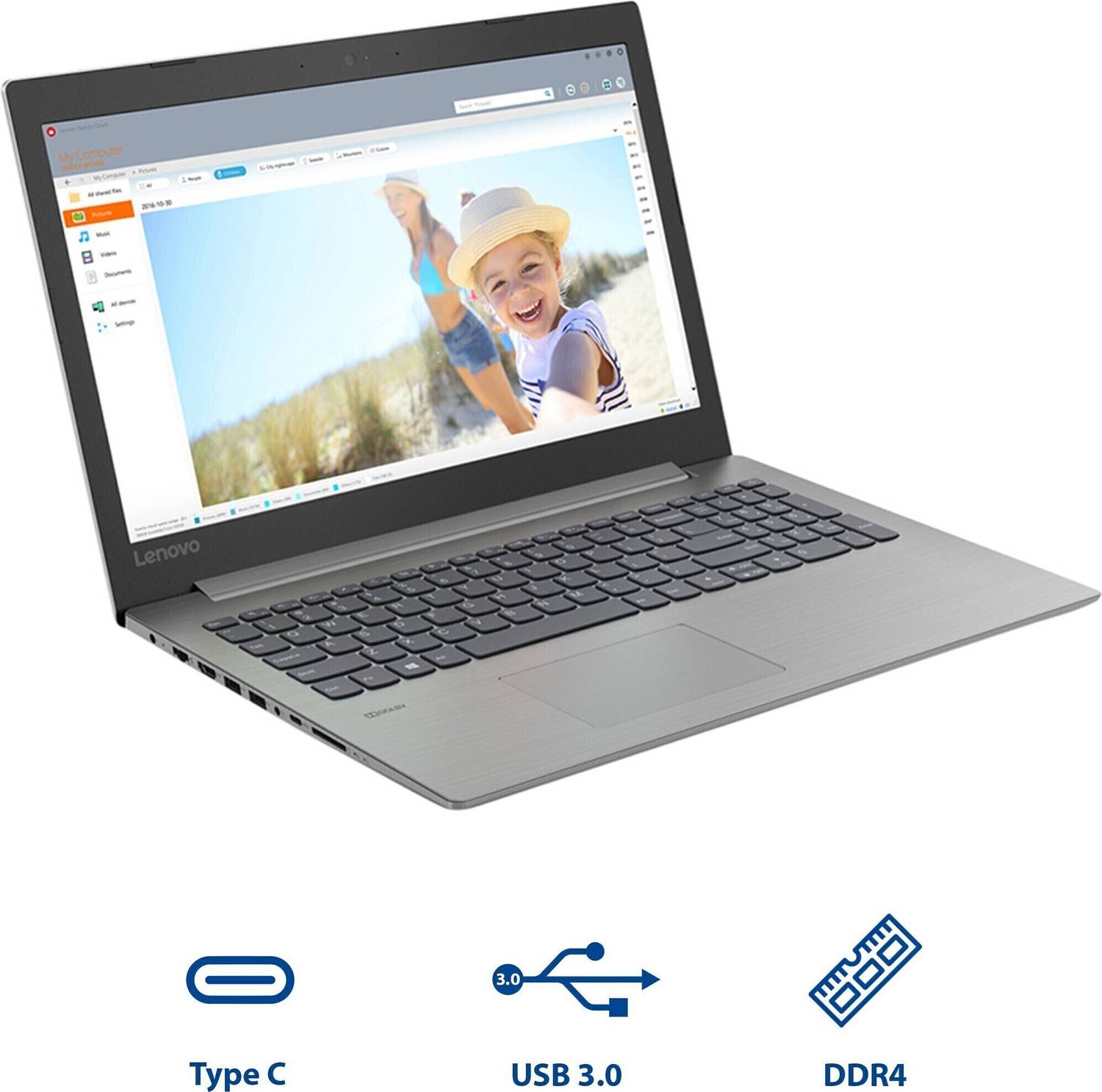 Lenovo Ideapad 330 AMD Ryzen 3 Dual Core 2200U - (4 GB/1 TB HDD
