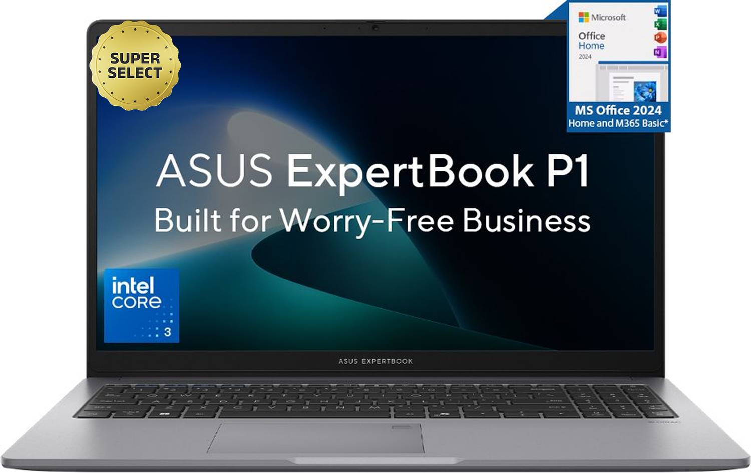 ASUS ExpertBook P1 i3 14th Gen 100U 8GB 512GB SSD Windows 11