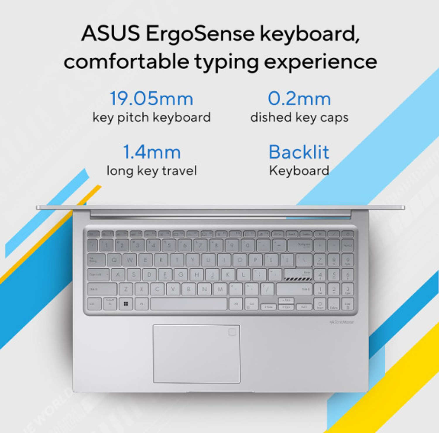 Image of ASUS Vivobook 15 (2025) with Office 2024 + M365 Basic* Intel Core i5 14th Gen 120U - (16 GB /512 GB SSD /Windows 11 Home) X1504VAP-BQ224WS Thin and Light Laptop