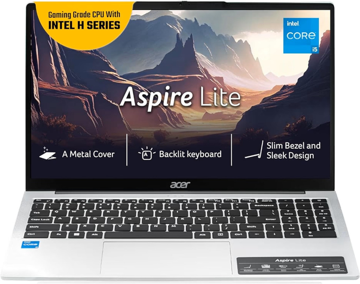Image of Acer Aspire Lite Intel Core i5 13th Gen i5-13500H - (16 GB /512 GB SSD /Windows 11 Home) AL14-71P Thin and Light Laptop
