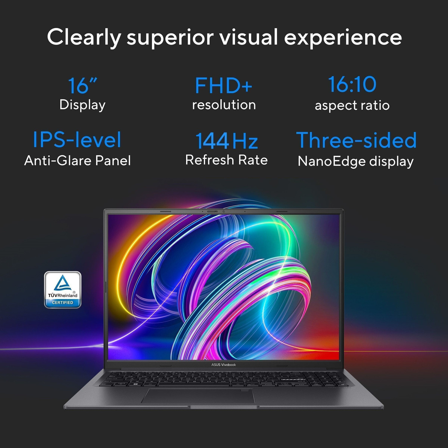 Image of ASUS Vivobook 16X for Creator, Intel Core i5 12th Gen 12500H - (16 GB /512 GB SSD /Windows 11 Home /6 GB Graphics /NVIDIA GeForce RTX 4050) K3605ZU-RP304WS Gaming Laptop