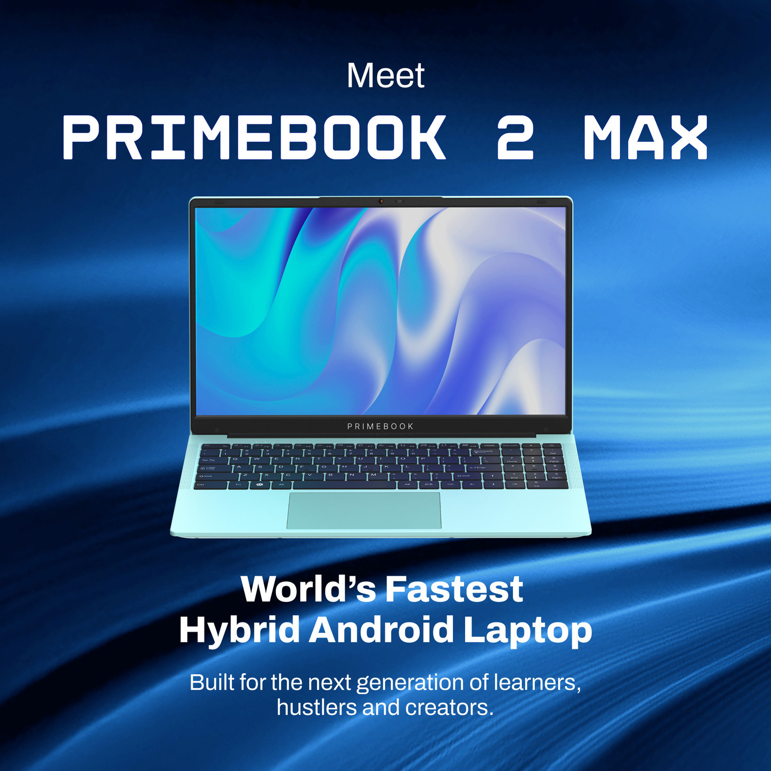 Image of Primebook 2 Max (2025) in-Built AI MediaTek Helio G99 (MT8781) - (8 GB /256 GB /Android 15) PBG9915256#317U Laptop