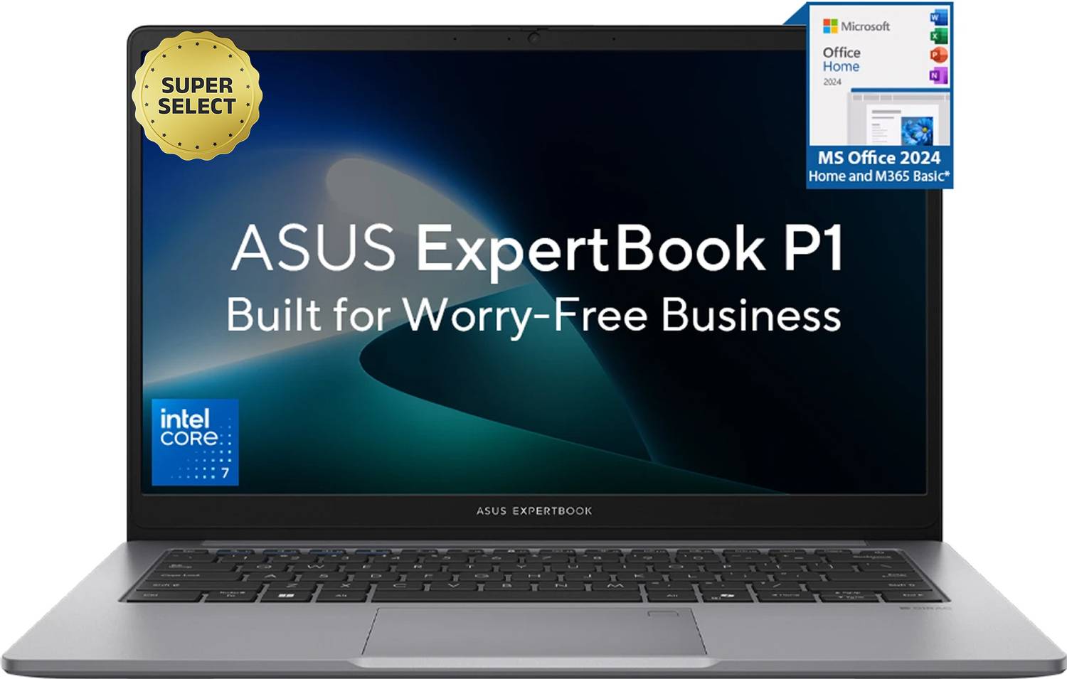 ASUS ExpertBook P1 with 1 Yr ADP(i7 14th Gen) Intel Core 7 240H - (32 GB/512 GB SSD/Windows 11 Home) P1403CVA-S61493WS Laptop
