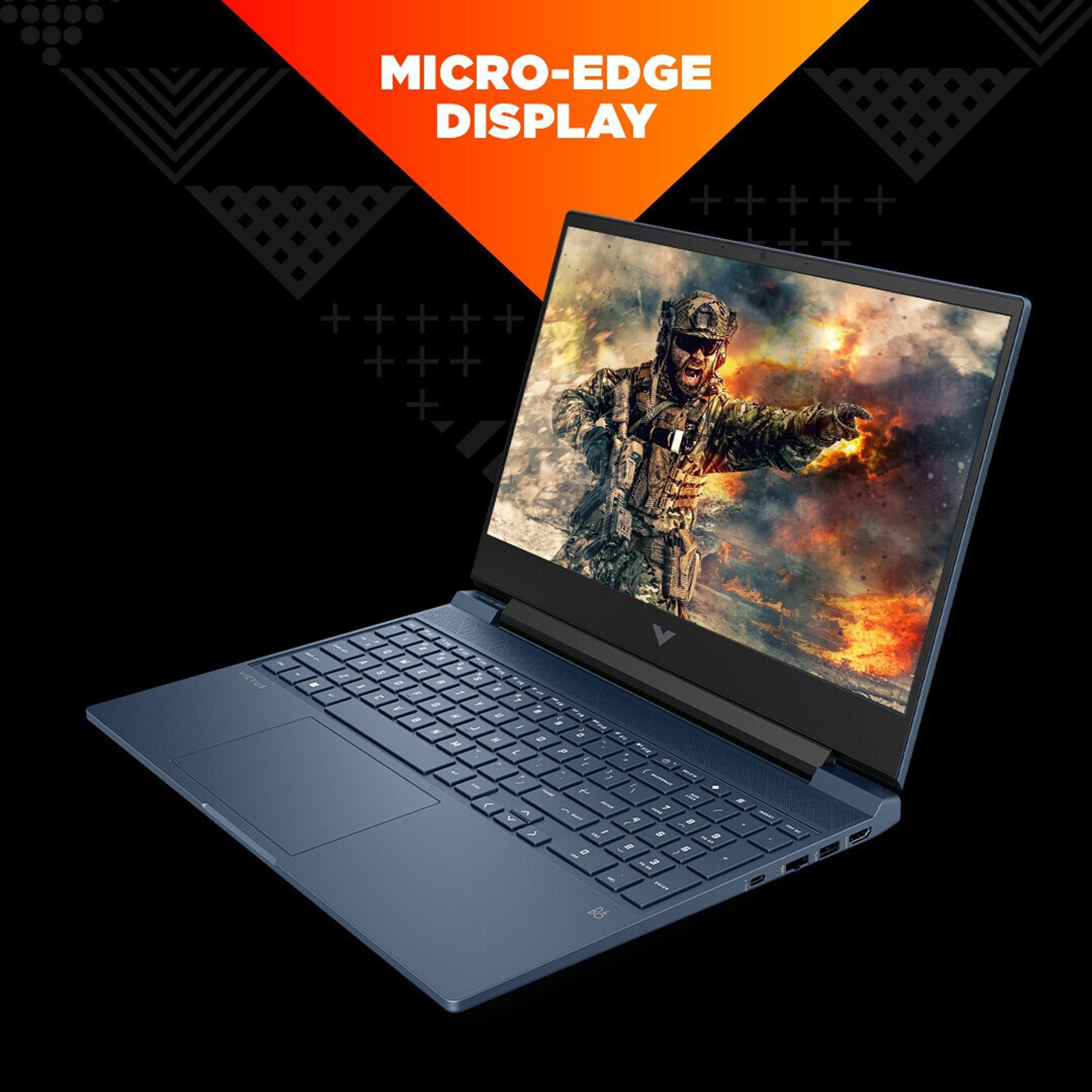 Image of HP Victus Intel Core i7 12th Gen 12650H - (8 GB /512 GB SSD /Windows 11 Home /4 GB Graphics /NVIDIA GeForce RTX 3050 /144 Hz) 15-fa0073TX Gaming Laptop