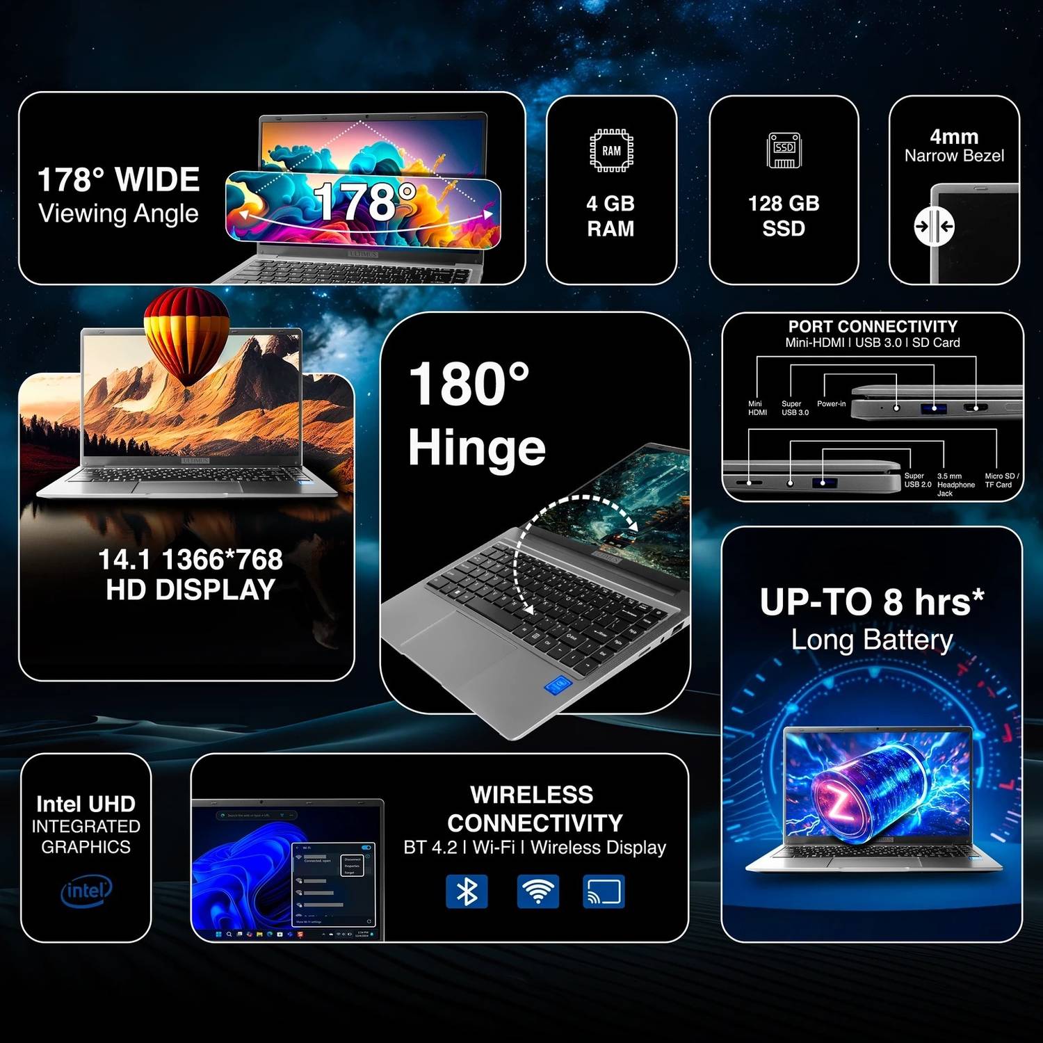 Ultimus Apex Pro Pentium Quad Core NU14U8INC54LS-SG - Image 3