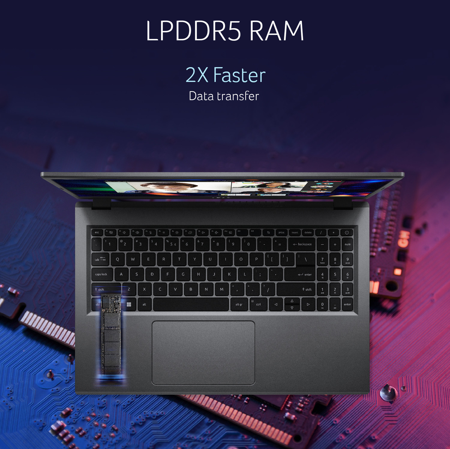 Image of Acer Extensa 15 AMD Ryzen 3 Quad Core 7320U - (8 GB /512 GB SSD /Windows 11 Home) EX215-23-R4MC Thin and Light Laptop