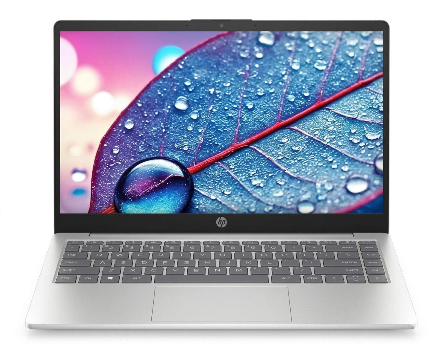 Image of HP 14 with Backlit Keyboard & MSO'2024 Intel Core i7 13th Gen 1355U - (16 GB /512 GB SSD /Windows 11 Home) 14-ep0159TU Laptop