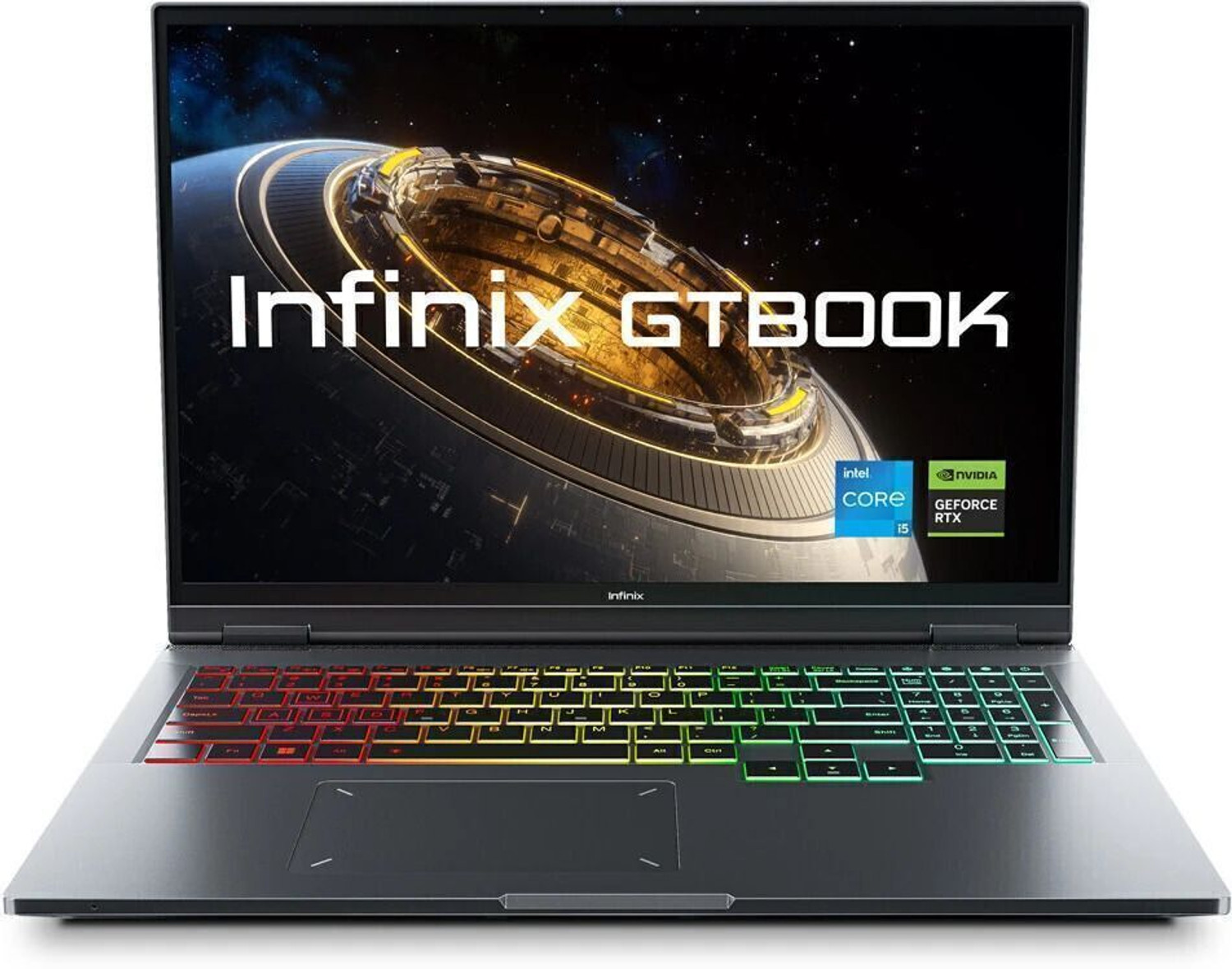 Image of Infinix GT Book Intel Core i5 12th Gen 12450H - (16 GB /512 GB SSD /Windows 11 Home /6 GB Graphics /NVIDIA GeForce RTX 3050 /80 W) GL613 Gaming Laptop