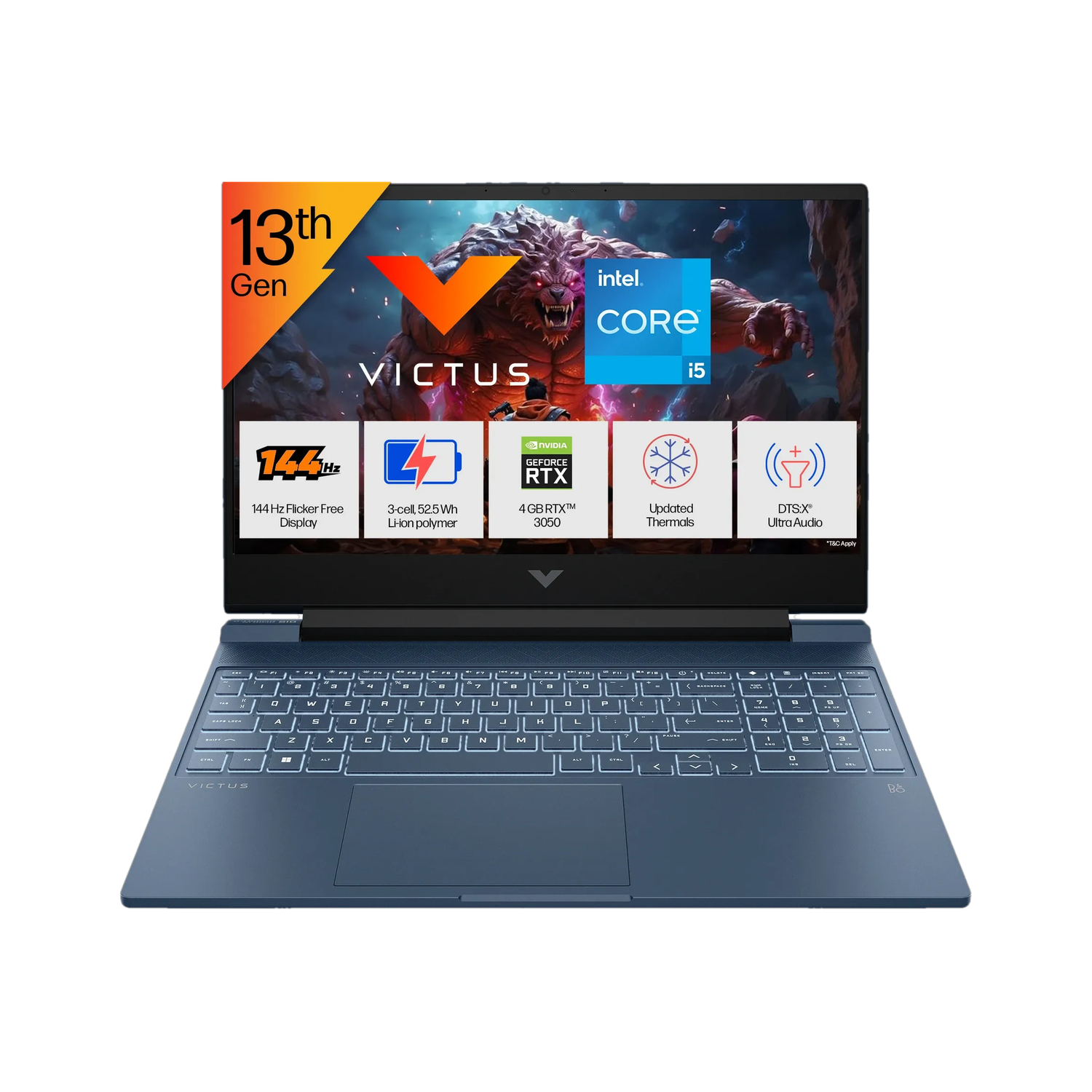 HP Victus Intel Core i5 13th Gen 13420H Gaming Laptop