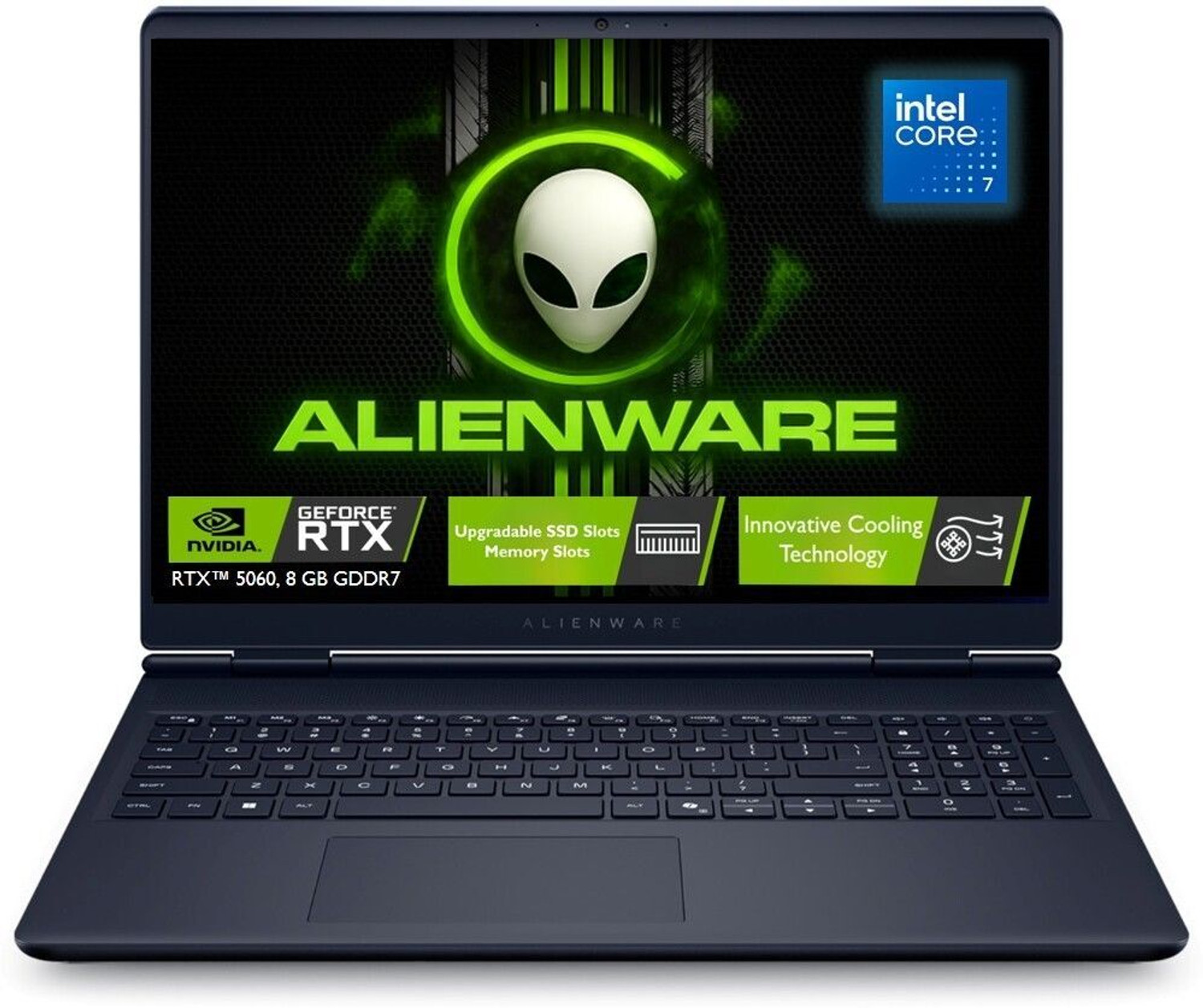 Image of DELL Alienware 16 Aurora (i7 14th Gen) Microsoft Office Home 2024 Intel Core 7 240H - (16 GB /1 TB SSD /Windows 11 Home /8 GB Graphics /NVIDIA GeForce RTX 5060) OAN1625000901MINO Gaming Laptop