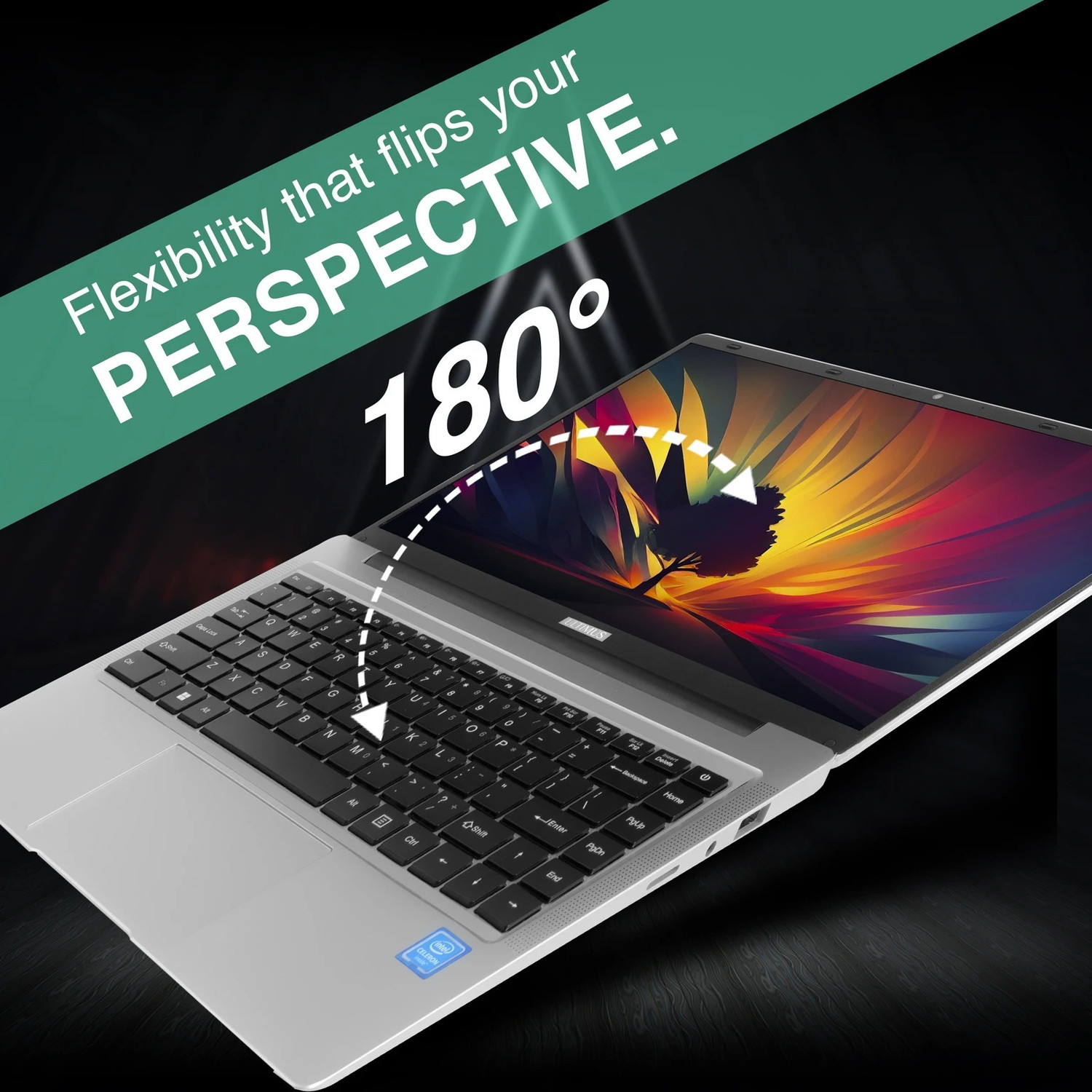 Image of Ultimus APEX BOLD N Intel Pentium Quad Core N4200 - (8 GB /256 GB SSD /Windows 11 Home) NU14U9INC54LS-CS Thin and Light Laptop