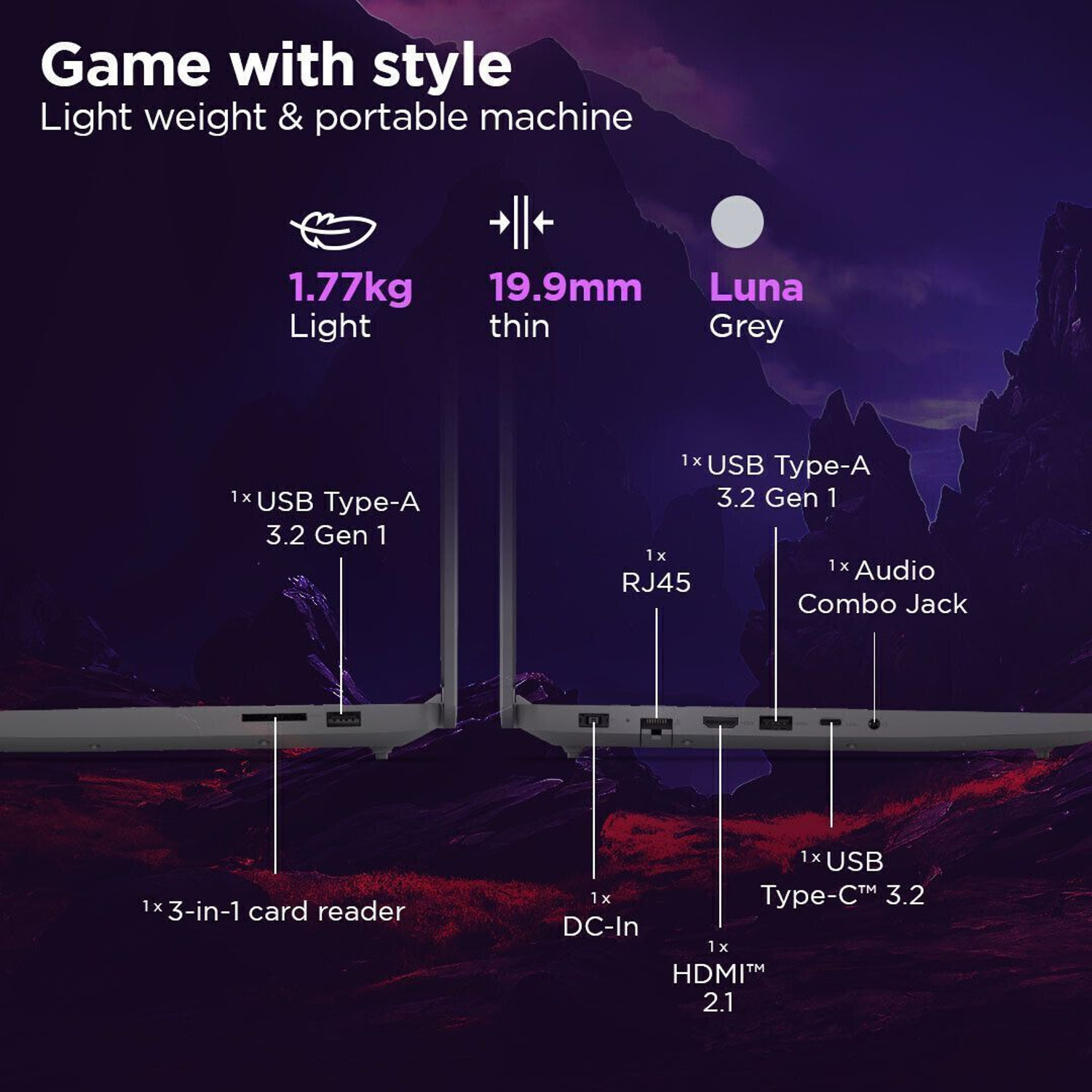 Image of Lenovo LOQ Essential Intel Core i5 12th Gen 12450HX - (12 GB /512 GB SSD /Windows 11 Home /4 GB Graphics /NVIDIA GeForce RTX 2050) 83LK0031IN Gaming Laptop