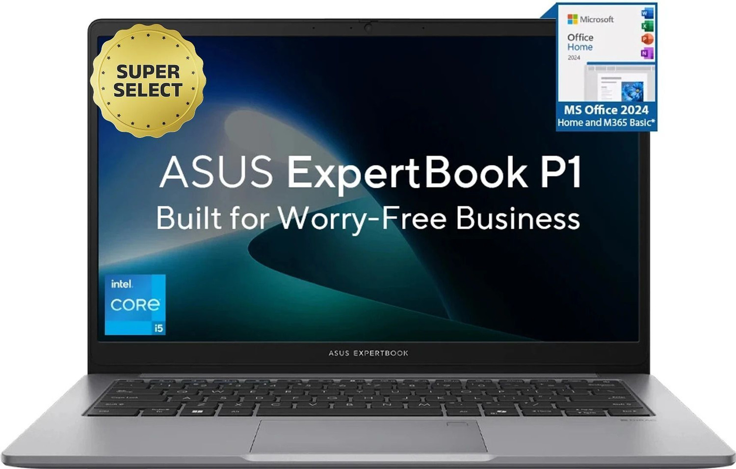 Image of ASUS Expertbook P1 High-performance processor with 1 Yr ADP Intel Core i5 13th Gen 13420H - (32 GB /512 GB SSD /Windows 11 Home) P1403CVA-S60939WS Thin and Light Laptop