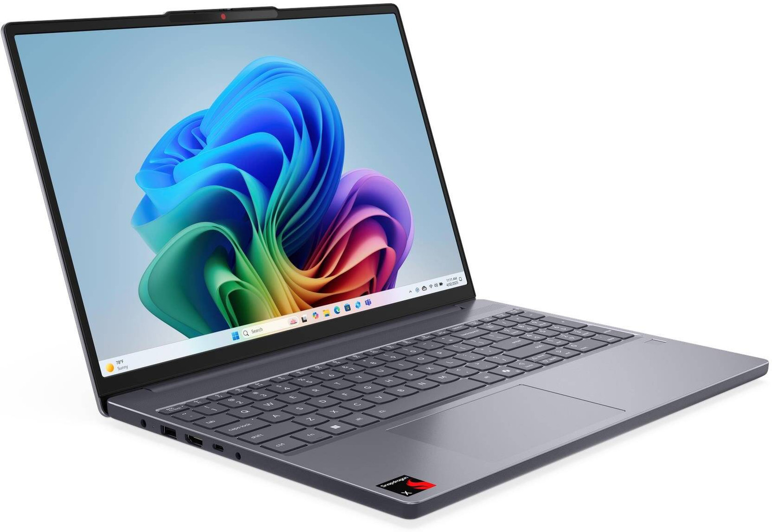 Image of Lenovo IdeaPad Slim 3 Snapdragon X - (16 GB /512 GB SSD /Windows 11 Home) 83N3002QIN Thin and Light Laptop