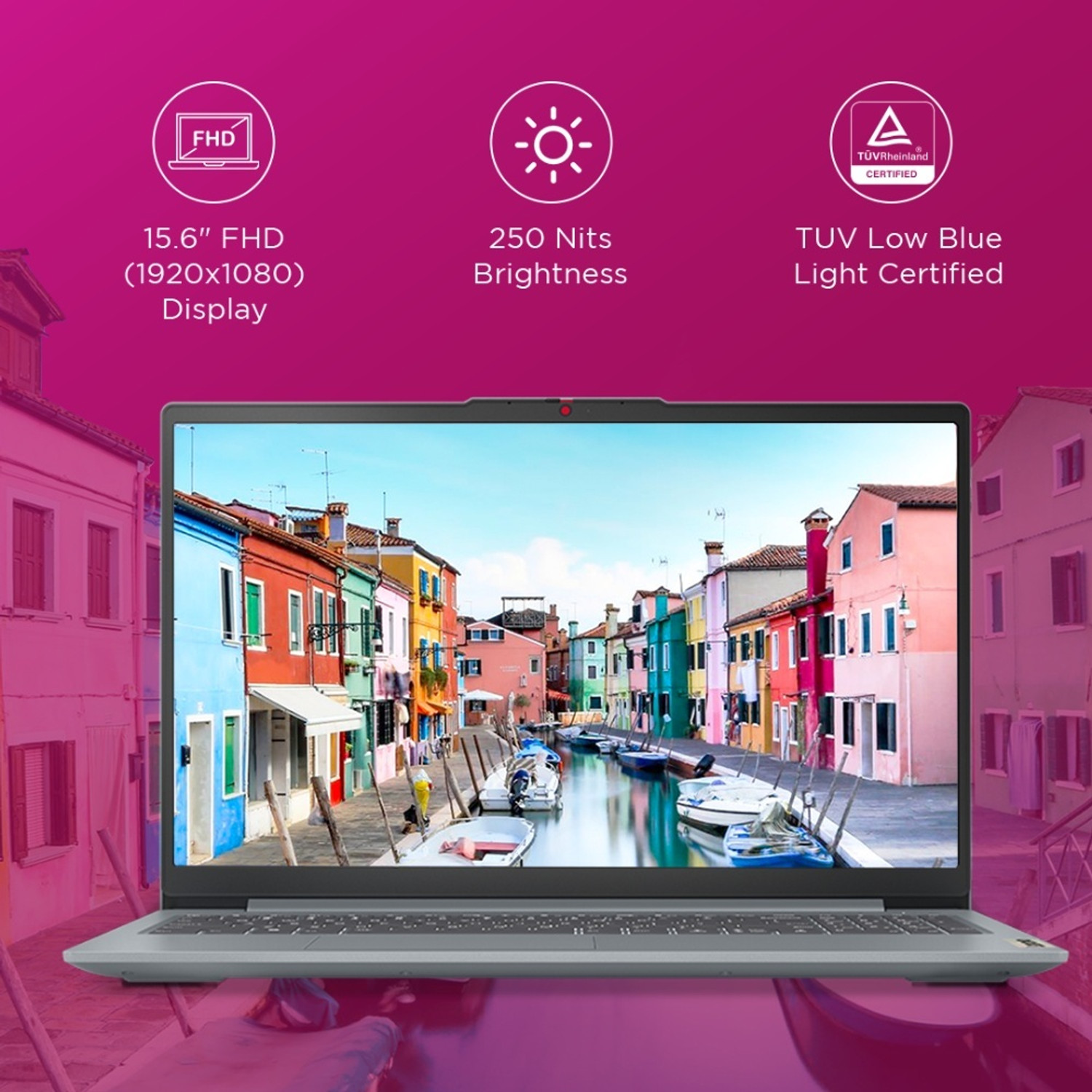 Image of Lenovo IdeaPad Slim 3 AMD Ryzen 5 Quad Core 7520U - (16 GB /512 GB SSD /Windows 11 Home) IdeaPad Slim 3 15AMN8 Thin and Light Laptop