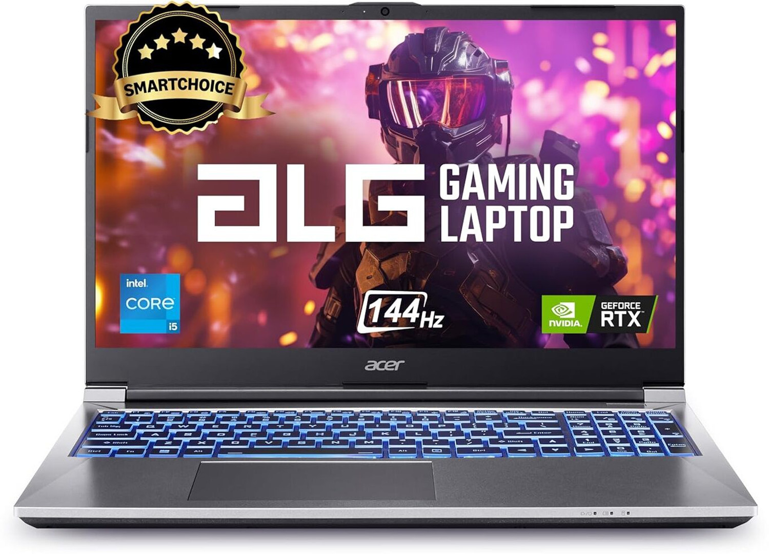 Image of Acer 3 Years Warranty ALG Gaming (2026) Intel Core i5 13th Gen 13420H - (16 GB /512 GB SSD /Windows 11 Home /6 GB Graphics /NVIDIA GeForce RTX 3050 /144 Hz) AL15G-53 Gaming Laptop
