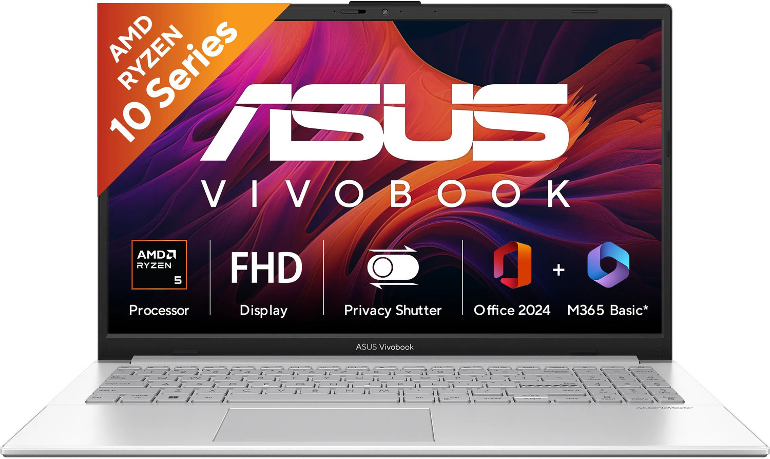 Image of ASUS AMD Ryzen 5 Quad Core AMD Ryzen 5 40 Processor 2.8GHz (6MB Cache, up to 4.3GHz, 4 cores, 8 Threads) - (16 GB /512 GB SSD /Windows 11 Home) E1504FA-IN2816WS 2 in 1 Laptop