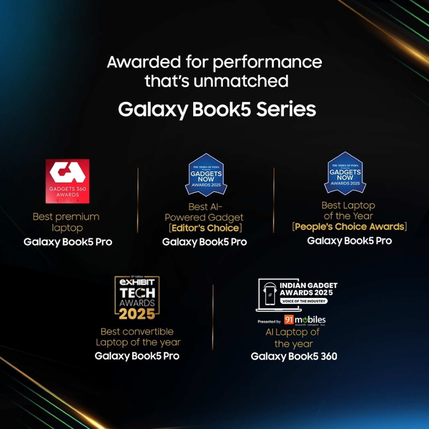 Image of Samsung Galaxy Book5 Pro 360 AI PC Full Metal Chasis Intel Core Ultra 5 226V - (16 GB /512 GB SSD /Windows 11 Home) NP960QHA 2 in 1 Laptop
