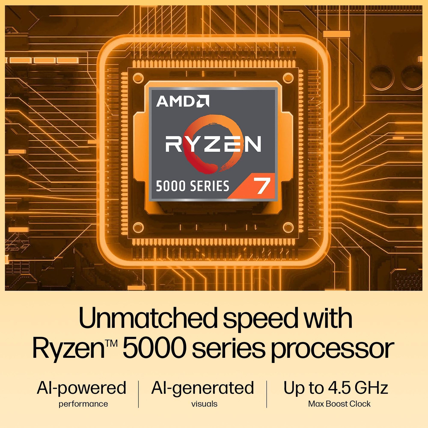 Image of HP 15 with Backlit Keyboard & Office 2024 AMD Ryzen 7 Octa Core 5825U - (16 GB /512 GB SSD /Windows 11 Home) 15-fc0476AU / 15-fc0533AU Thin and Light Laptop