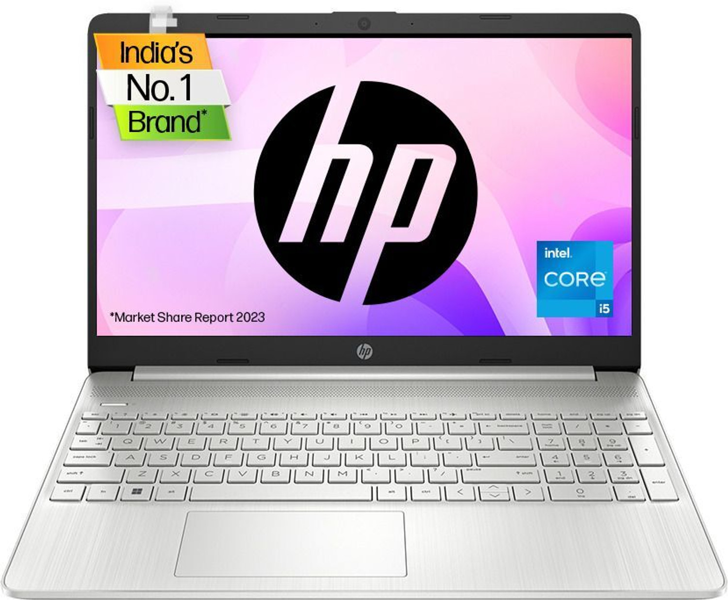 Image of HP Intel Core i5 12th Gen 1235U - (8 GB /512 GB SSD /Windows 11 Home) 15s-fq5202TU Thin and Light Laptop