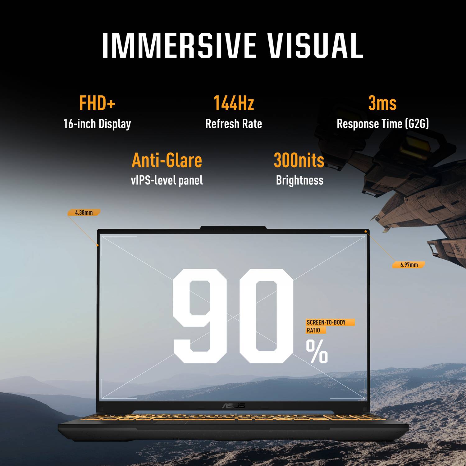 ASUS TUF Gaming F16 FX607VJB-RL179WS - Image 3
