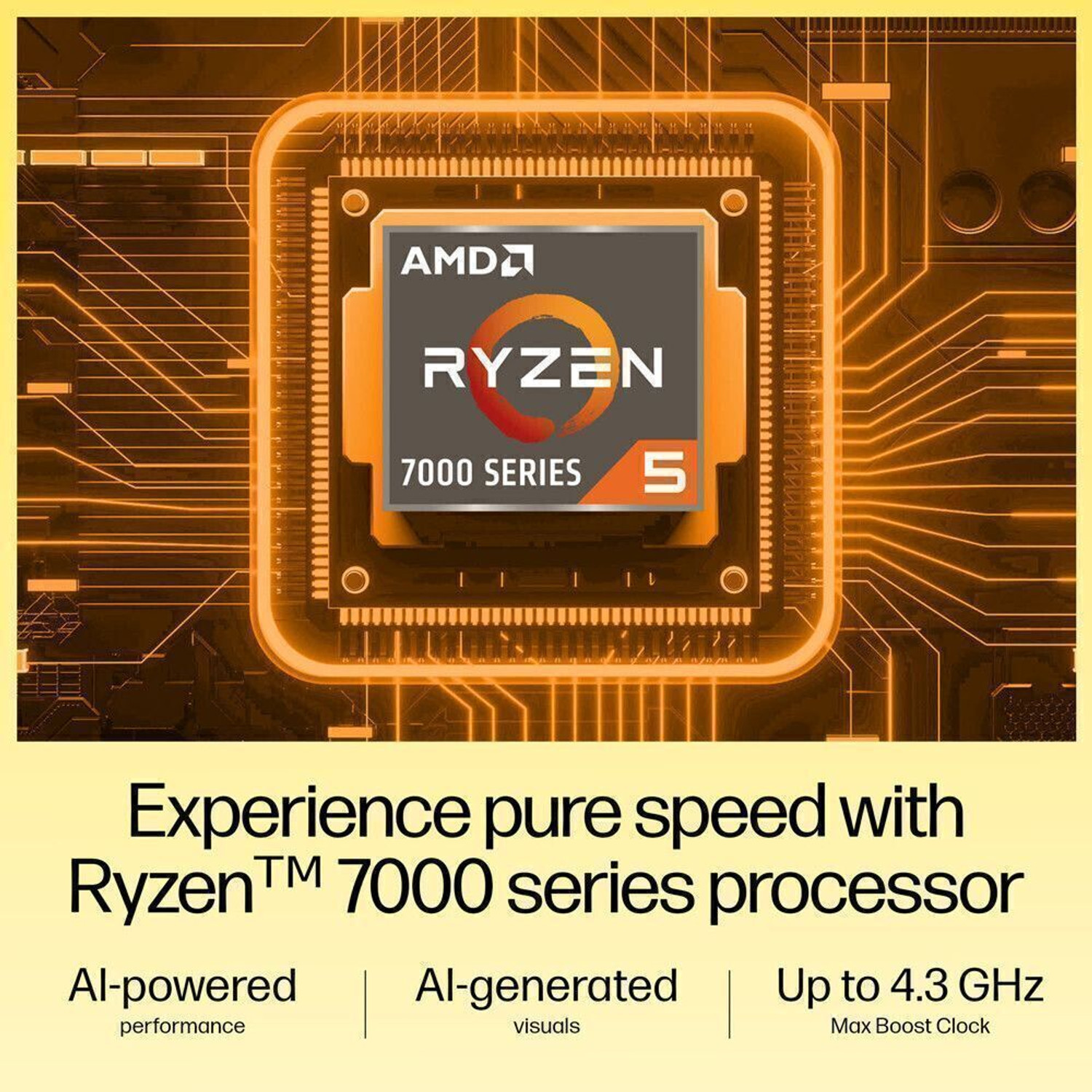 Image of HP AMD Ryzen 5 Quad Core 7520U - (16 GB /512 GB SSD /Windows 11 Home) 15-fc0690AU Thin and Light Laptop