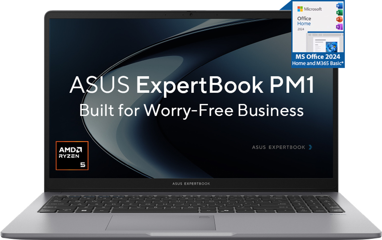 Image of ASUS Expertbook AMD Ryzen 5 Hexa Core 150 - (16 GB /512 GB SSD /Windows 11 Home) PM1503CDA-S70546WS Laptop