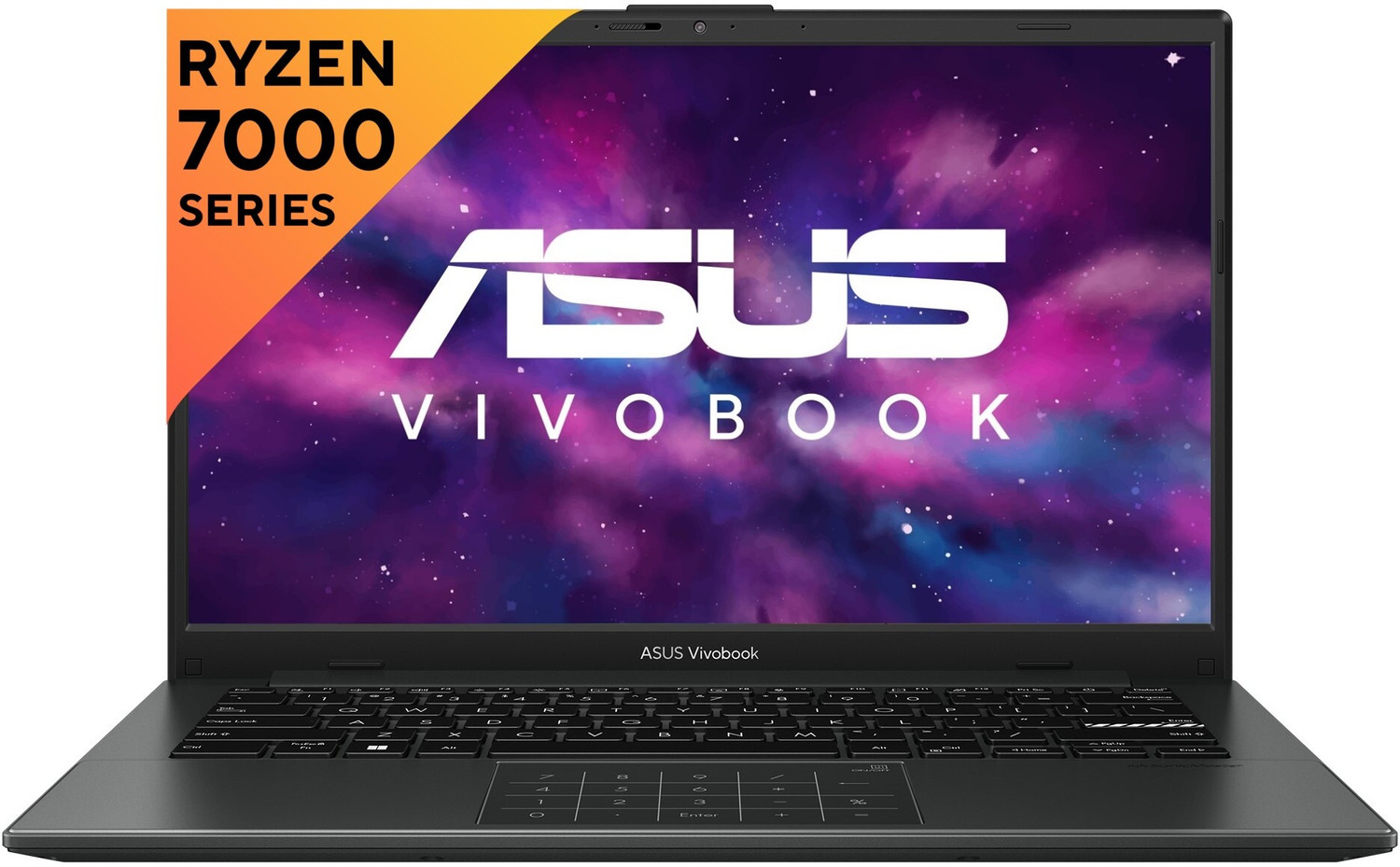 Image of ASUS Vivobook Go 14 (2025) with Office 2024 + M365 Basic* AMD Ryzen 3 Quad Core 7320U - (8 GB /512 GB SSD /Windows 11 Home) E1404FA-NK3325WS | E1404FA-EB2322WS | E1404FA-EB901WS Thin and Light Laptop