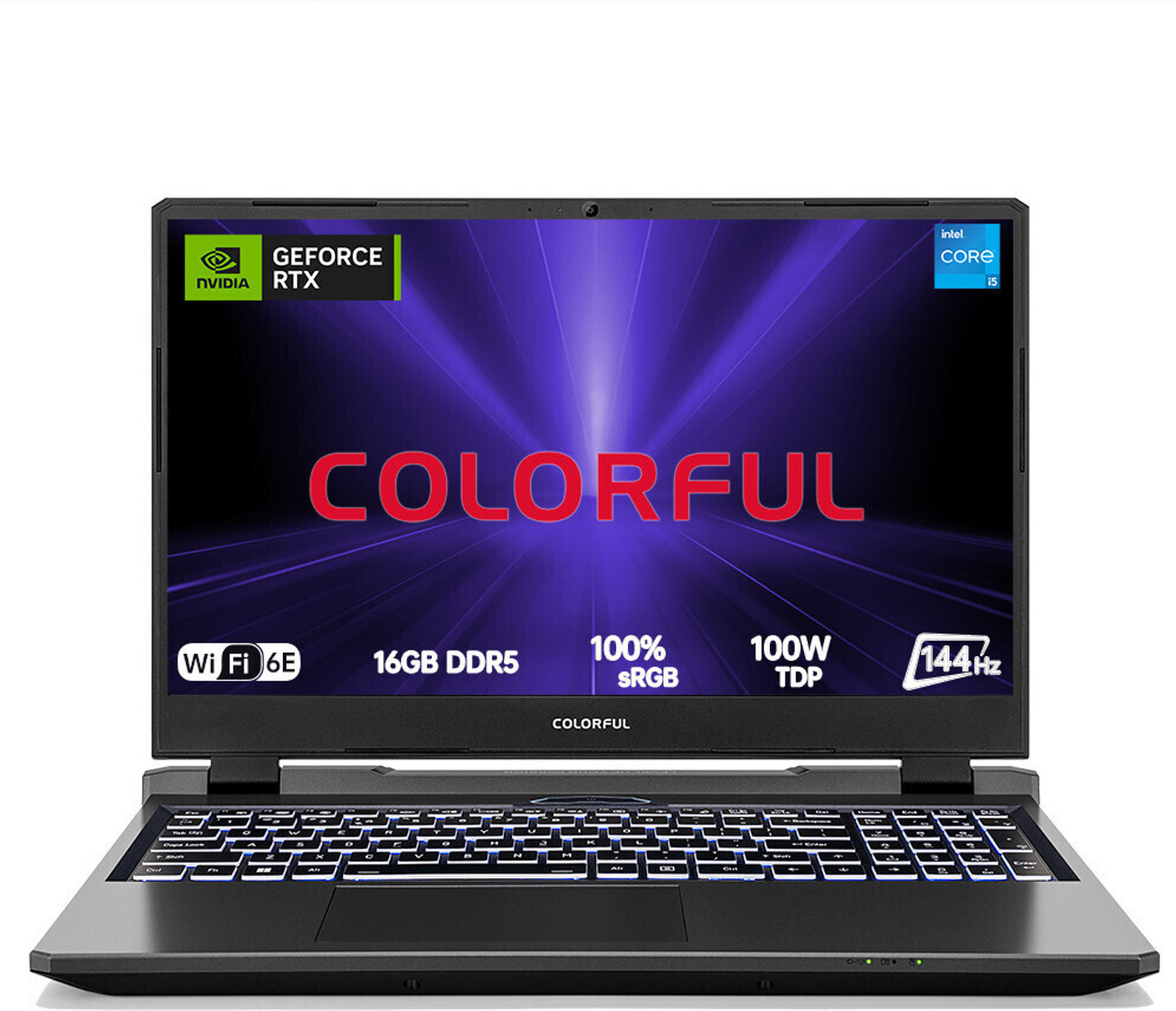 Image of Colorful Evol P-15 Intel Core i5 12th Gen 12450H - (16 GB /512 GB SSD /Windows 11 Home /4 GB Graphics /NVIDIA GeForce RTX 4050) P15 23-HE55D16512A-G-IND Gaming Laptop