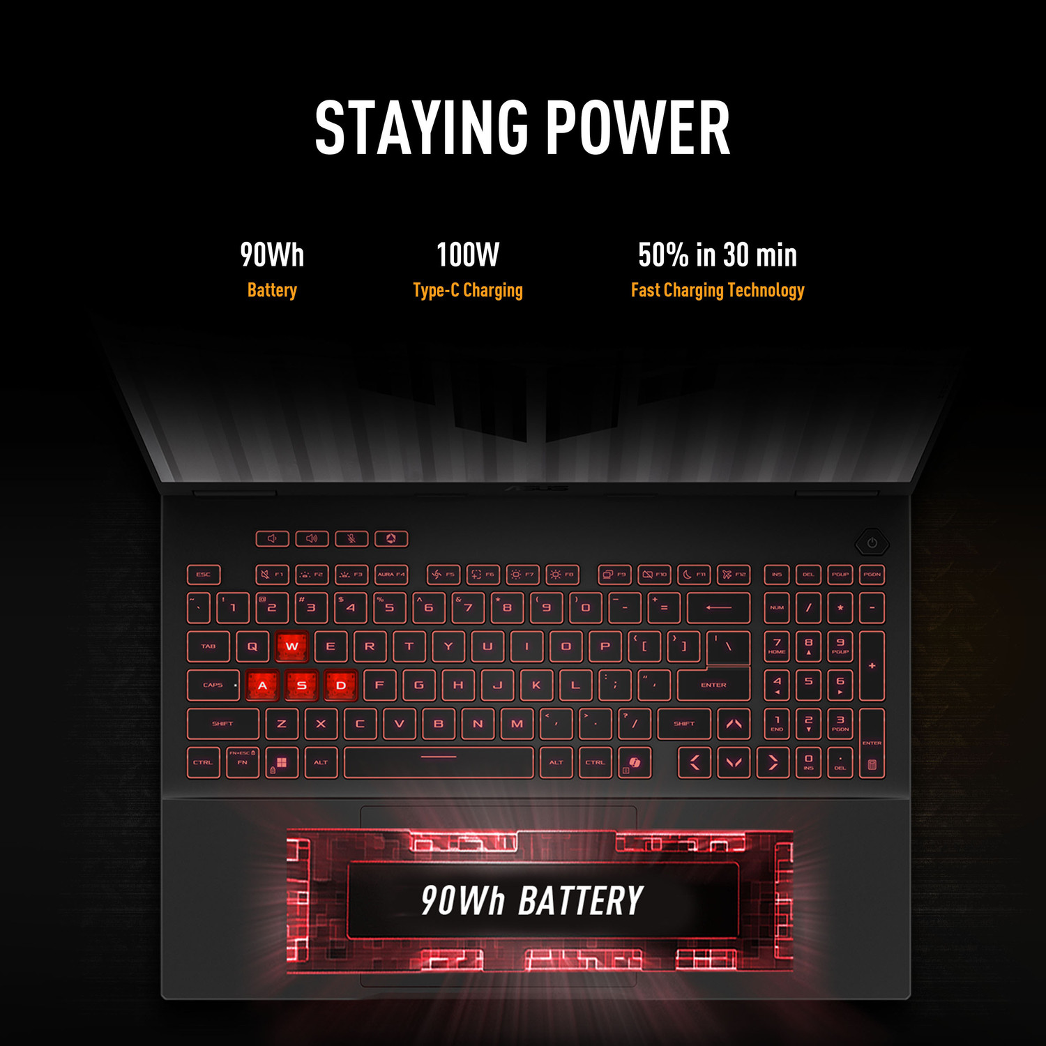 Image of ASUS TUF Gaming A16 (2026) with Office 2024 + M365 Basic AMD Ryzen 7 260 - (16 GB /1 TB SSD /Windows 11 Home /8 GB Graphics /NVIDIA GeForce RTX 5050 /165 Hz) FA608UH-RV112WS Gaming Laptop