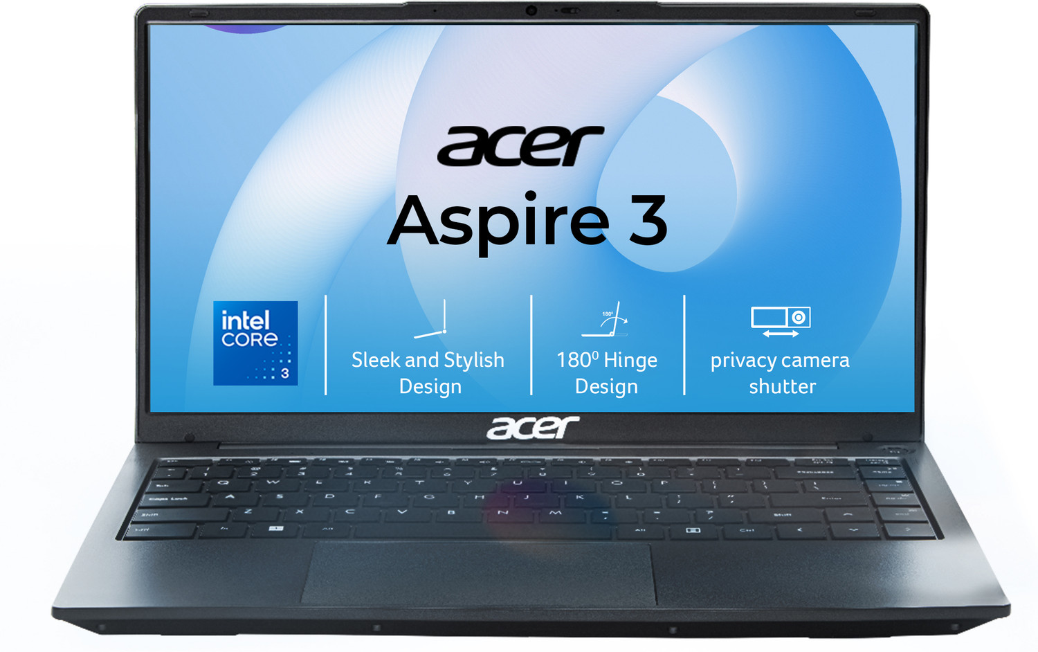 Image of Acer Aspire 3 (i3 14th Gen) Intel Core 3 100U - (8 GB /512 GB SSD /Windows 11 Home) A324-53 Notebook
