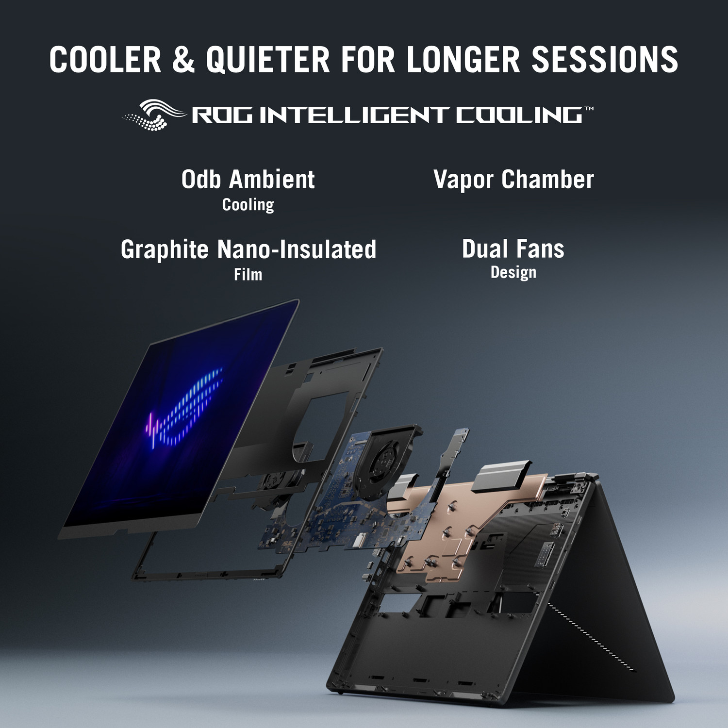 Image of ASUS ROG Zephyrus Duo 16 OLED (2026) with Touch Screen Intel Core Ultra 9 386H - (64 GB /2 TB SSD /Windows 11 Home /24 GB Graphics /NVIDIA GeForce RTX 5090 /120 Hz) GX651AX-SR099WS Gaming Laptop