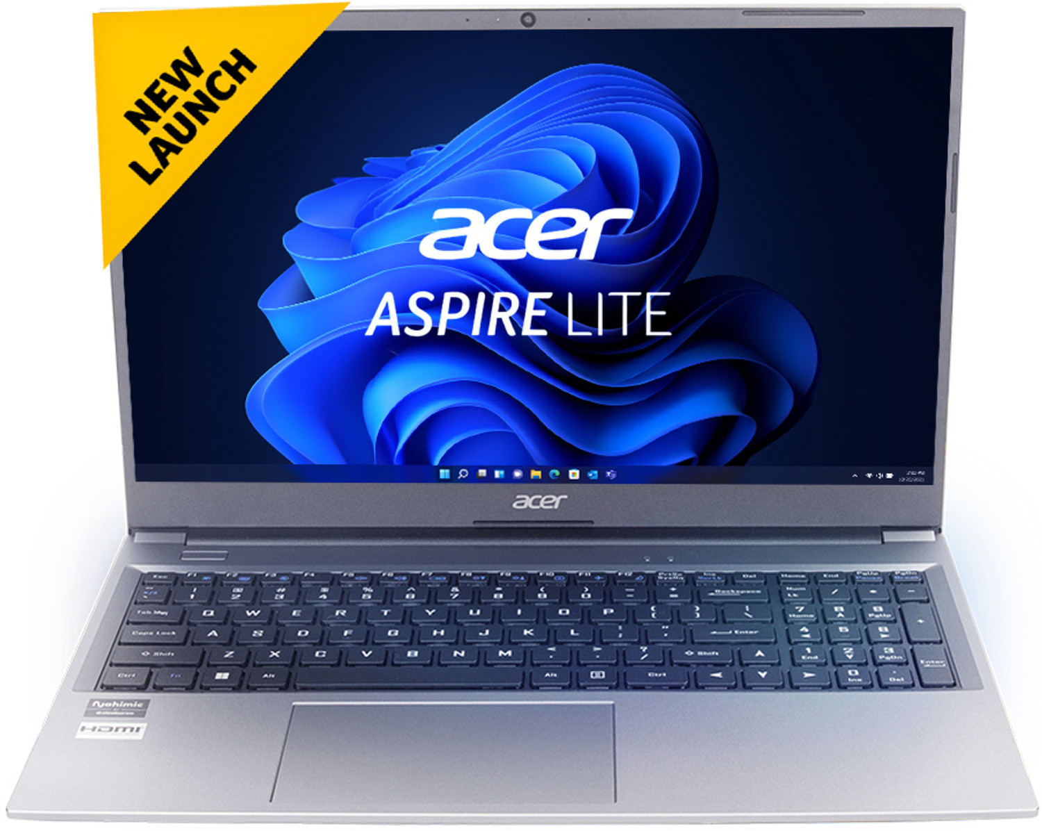 Image of Acer Aspire Lite AMD Ryzen 3 Quad Core 5300U - (8 GB /256 GB SSD /Windows 11 Home) AL15-41 Thin and Light Laptop