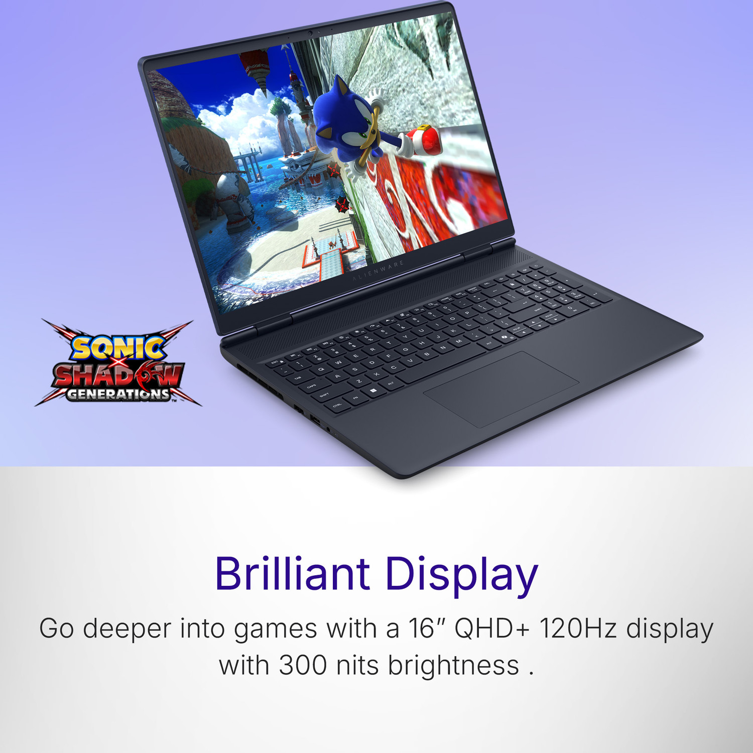 Image of DELL Alienware 16 Aurora (i7 14th Gen) Microsoft Office Home 2024 Intel Core 7 240 H - (16 GB /1 TB SSD /Windows 11 Home /6 GB Graphics /NVIDIA GeForce RTX 4050 /120 Hz) OAN1625000701MINO Gaming Laptop