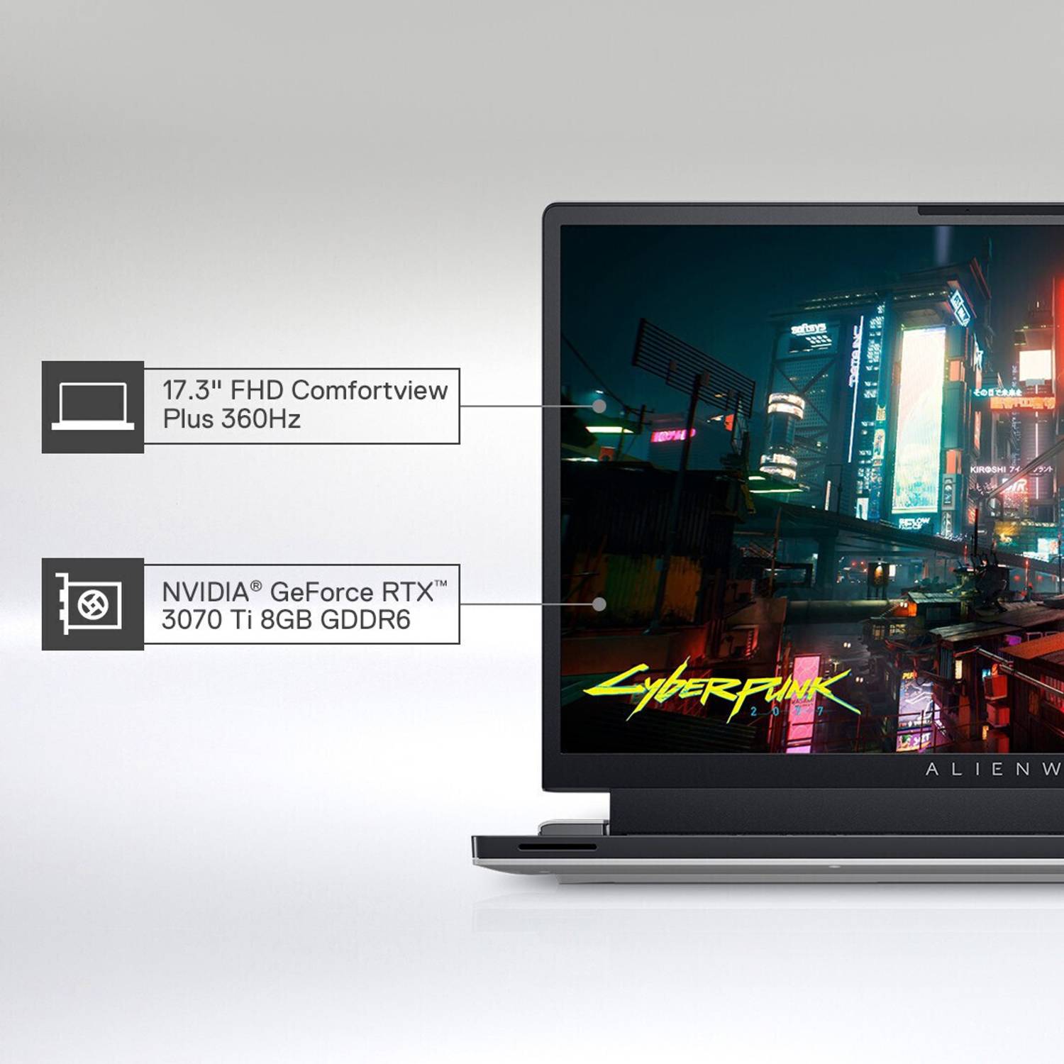 エイリアンウェア　グラフィックボード　3070 DELL Alienware Intel Core i7 12th Gen 12700H - (32 GB/1 TB SSD