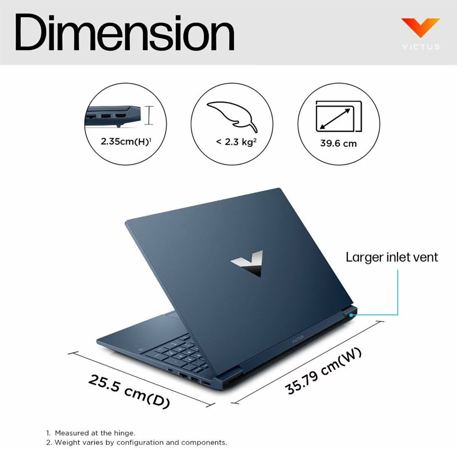 Image of HP Victus AMD Ryzen 5 5600H - (8 GB /512 GB SSD /Windows 11 Home /4 GB Graphics /AMD Radeon RX 6500M) FB0184AX Gaming Laptop